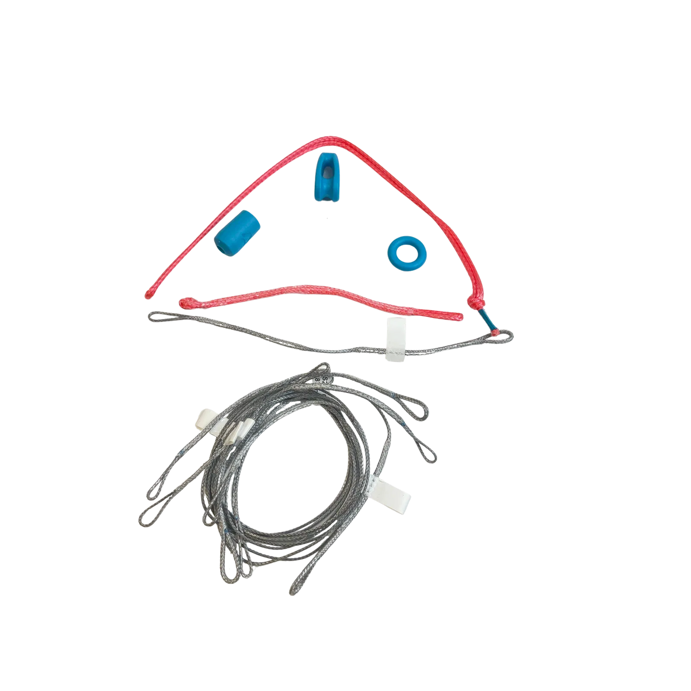 DUOTONE Front Bridle Set Neo SLS left/red (SS24)-Duotone Kiteboarding-44240-8785-Surf-store.com