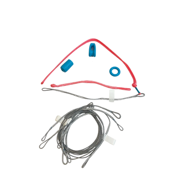DUOTONE Front Bridle Neo left/red (SS24)-Duotone Kiteboarding-44240-8656-Surf-store.com