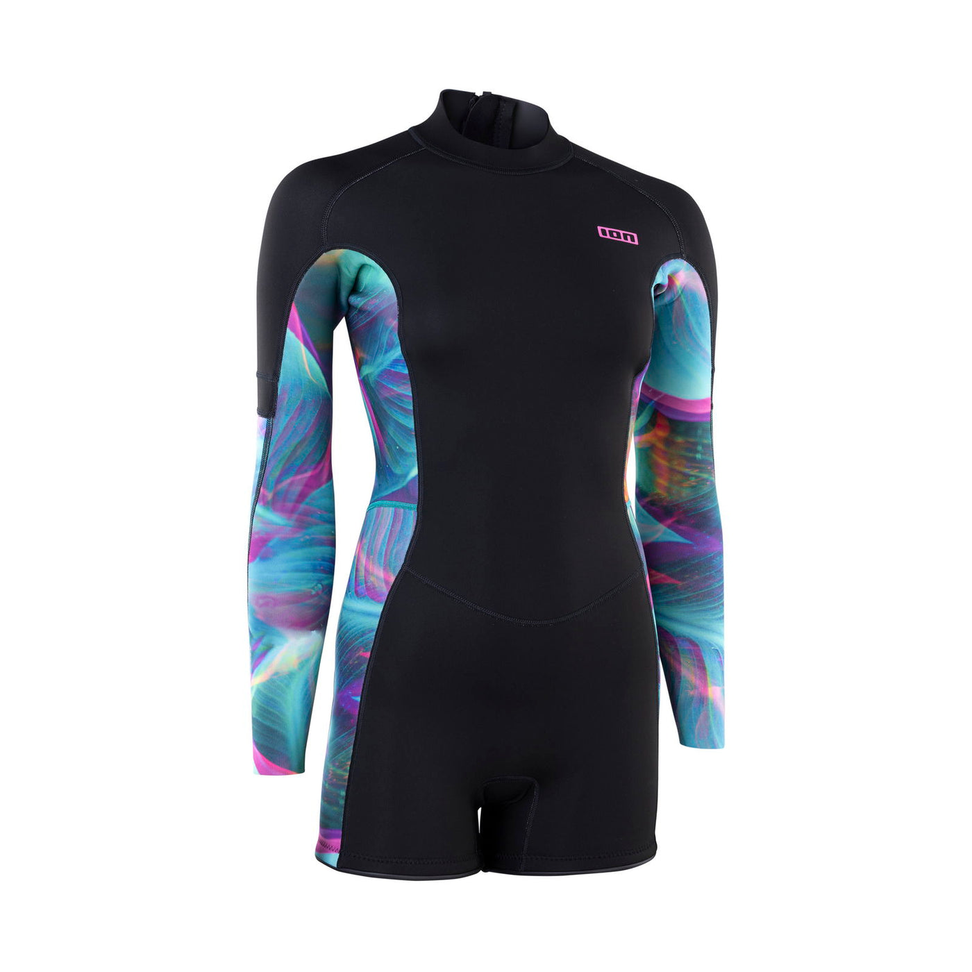 ION Amaze Shorty 2.0 LS Back Zip women 2025-ION Water-48253-4550-Aqua-Surf-store.com