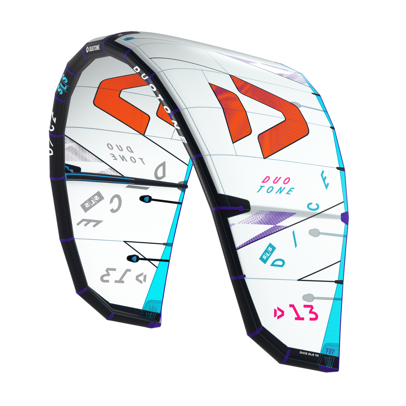 Duotone Dice SLS 2025-Duotone Kiteboarding-44250-3012-C09:light-grey/orange-Surf-store.com