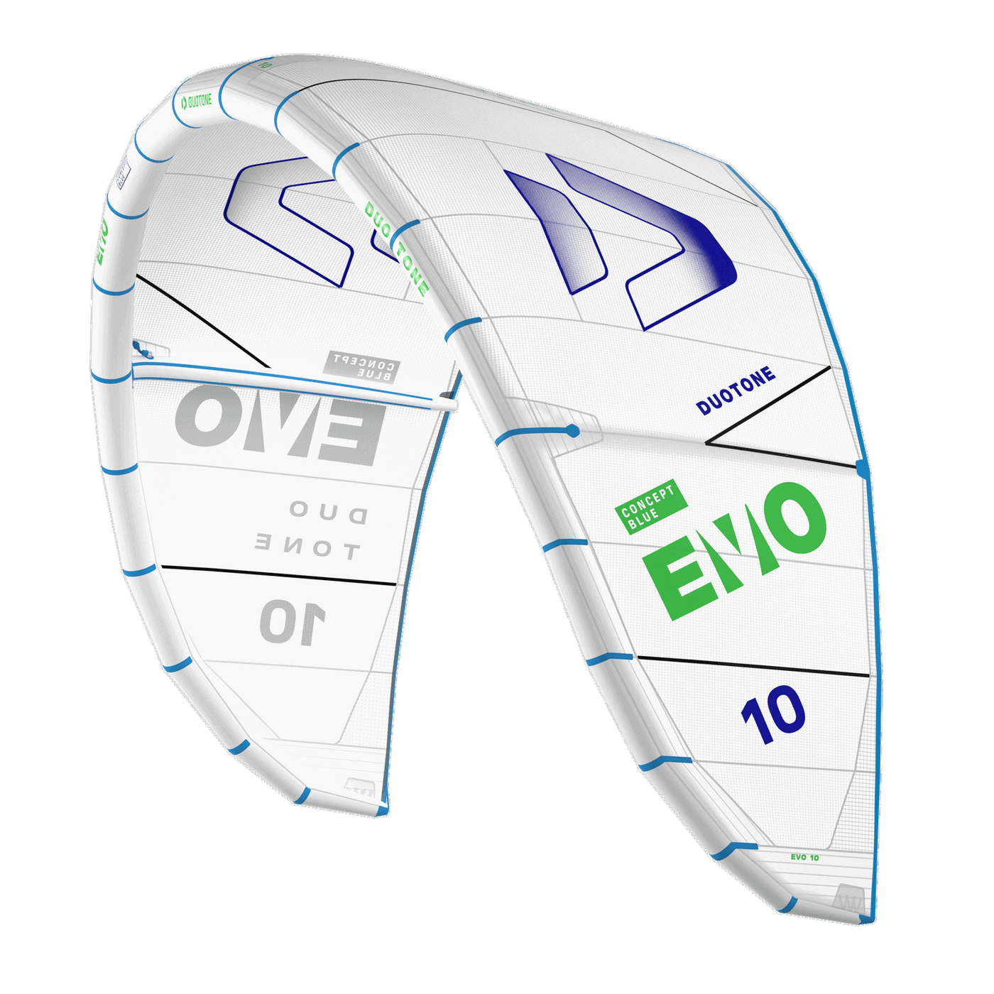 Duotone Evo Concept Blue 2025-Duotone Kiteboarding-44250-3033-C10:undyed-white-Surf-store.com