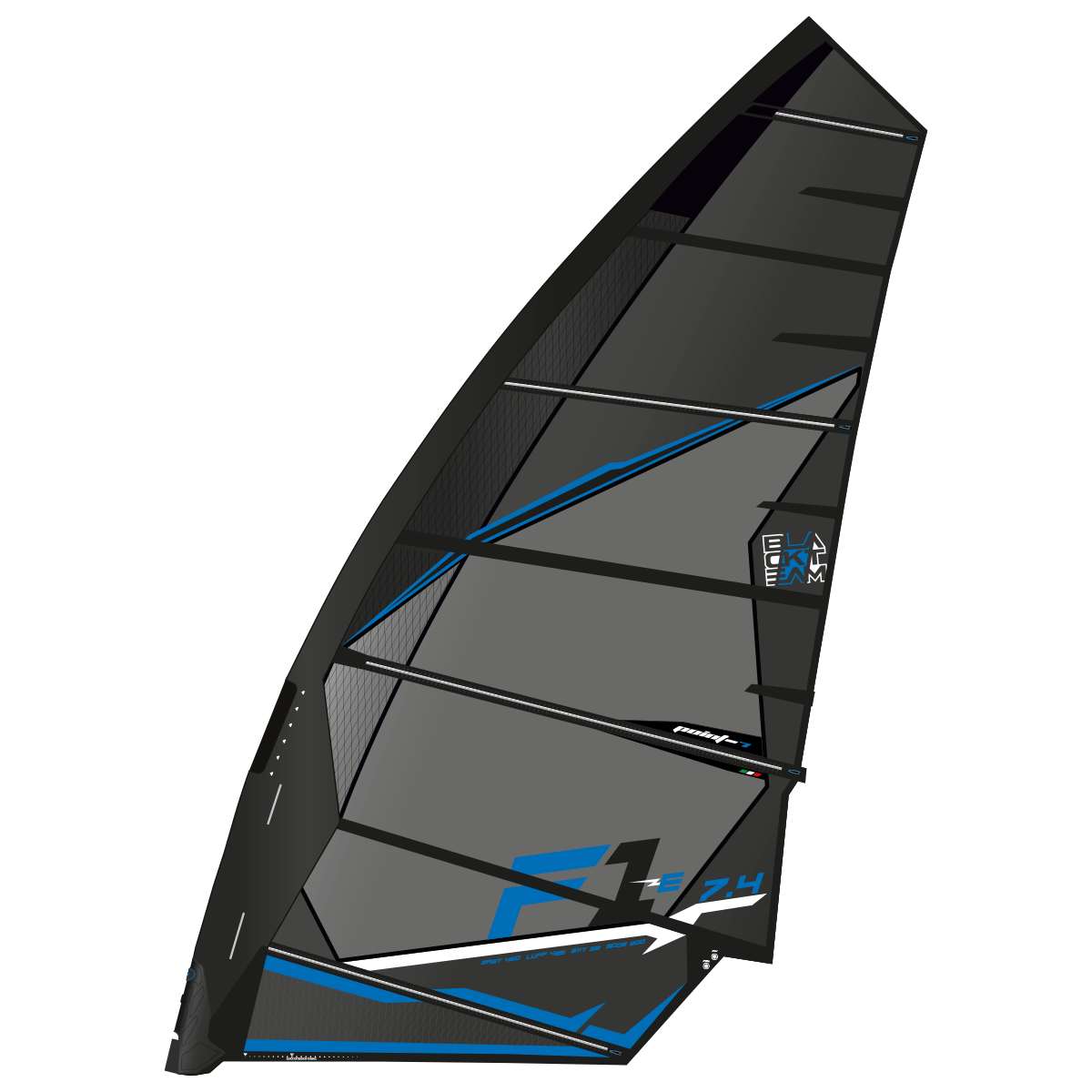 Point-7 F1-E | Foil Fin Hybrid 024 - Sails