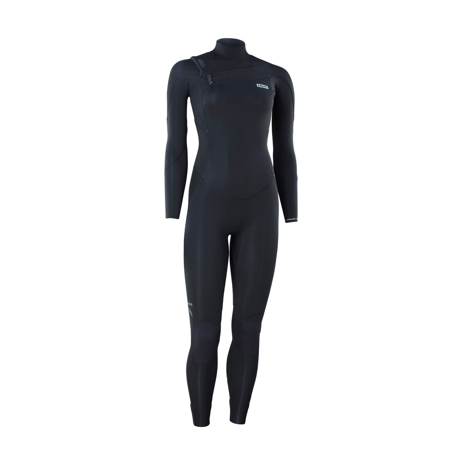 ION Amaze Core 3/2 Front Zip women 2026-Wetsuits-ION Water-XS-Black-Surf-store.com