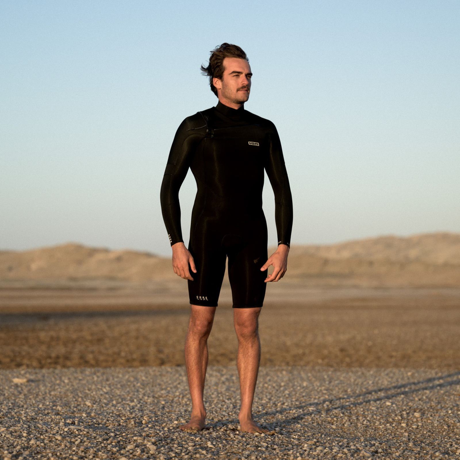 ION Seek Core 3/2 Shorty LS FZ Men 2026-Wetsuits-ION Water-XS-Black-Surf-store.com