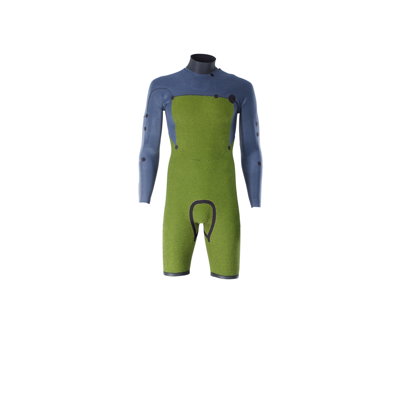 ION Seek Core 3/2 Shorty LS FZ Men 2026-Wetsuits-ION Water-XS-Black-Surf-store.com