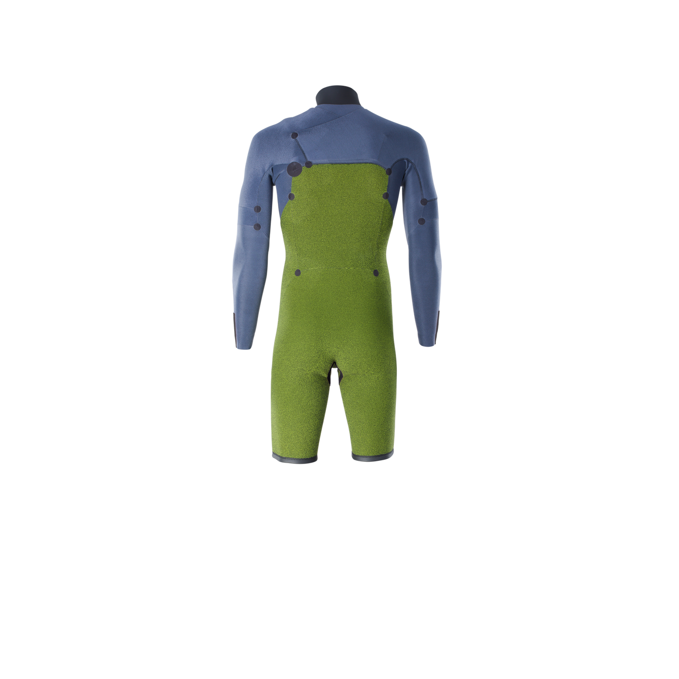 ION Seek Core 3/2 Shorty LS FZ Men 2026-Wetsuits-ION Water-XS-Black-Surf-store.com
