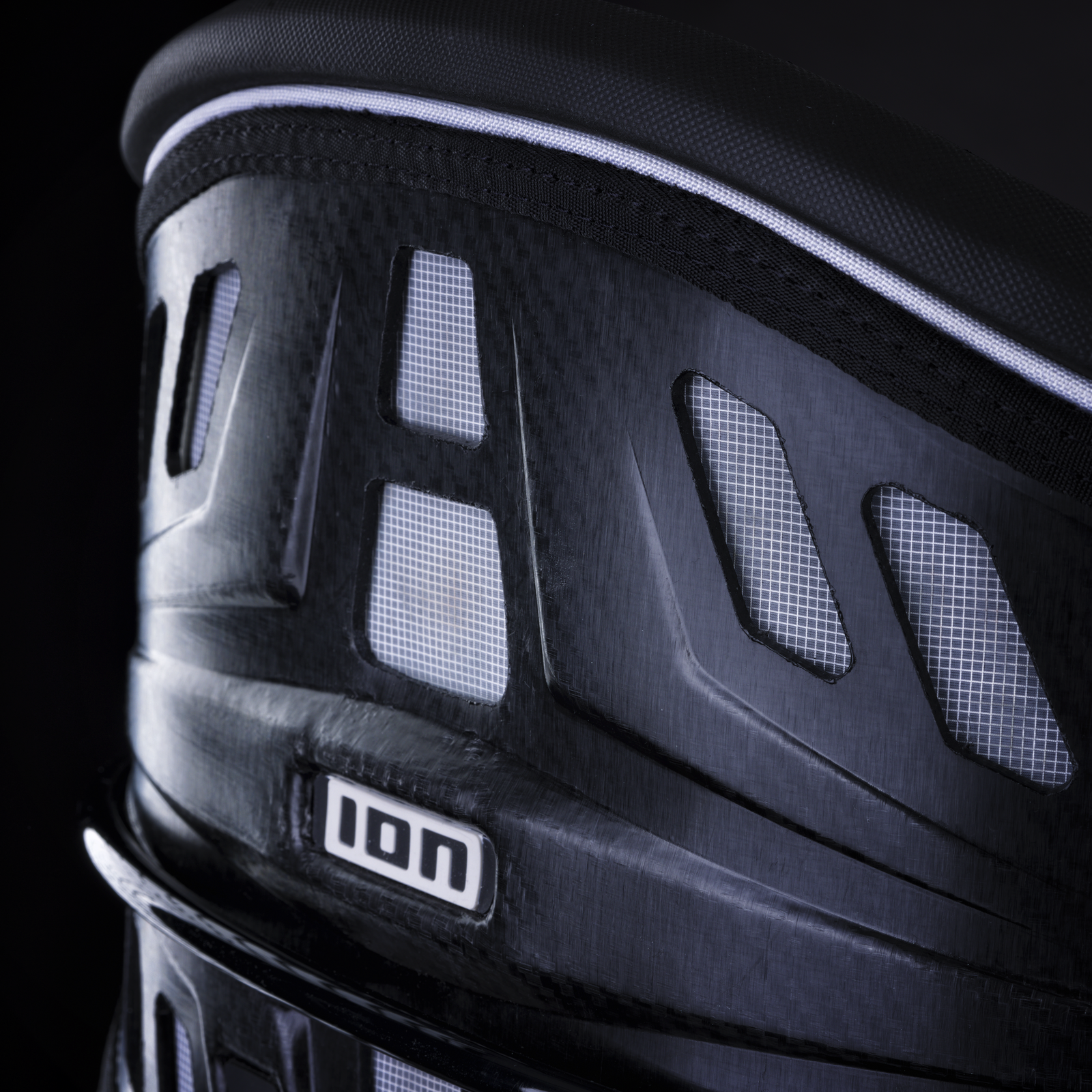 ION Waist Kite Riot Light 2026-Harness-ION Water-XS-Black-Surf-store.com