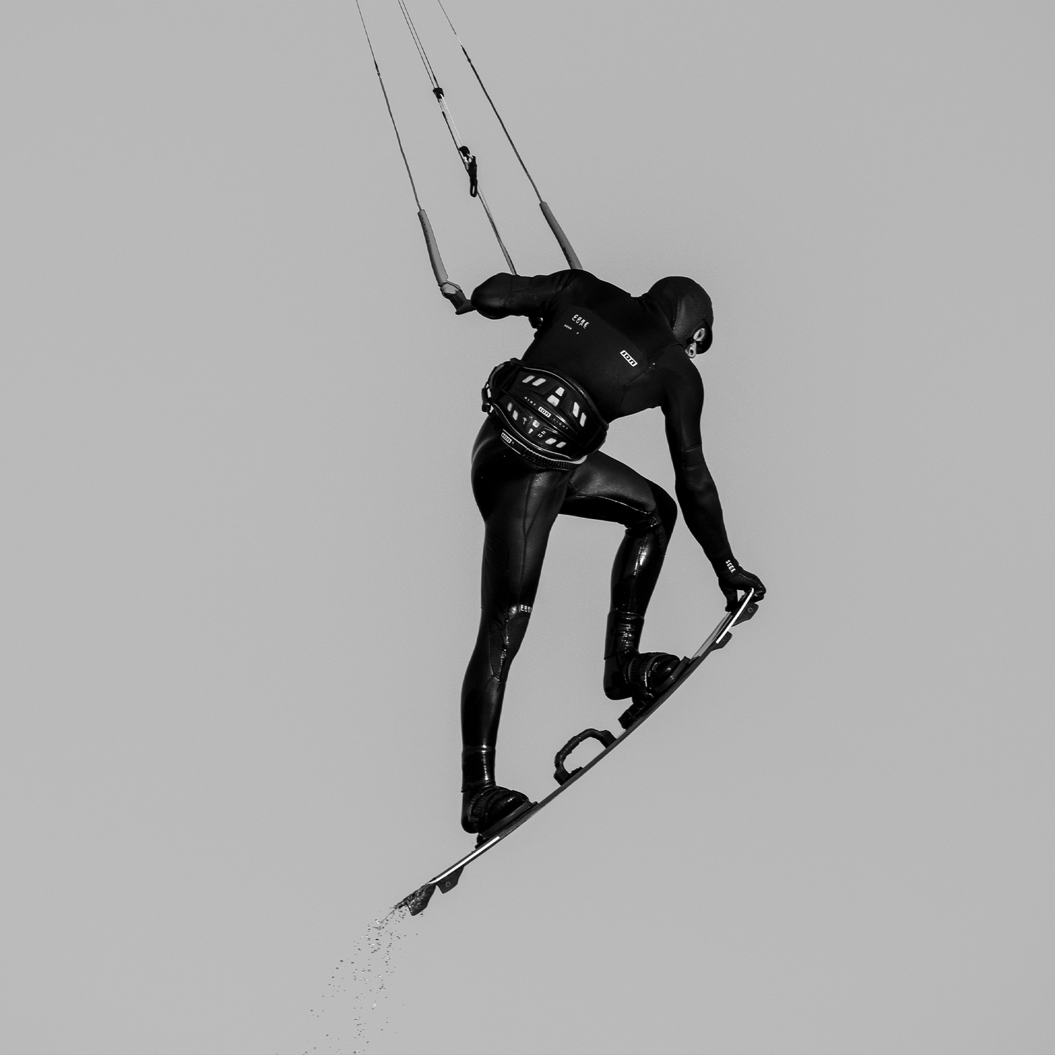 ION Waist Kite Riot Light 2026-Harness-ION Water-XS-Black-Surf-store.com