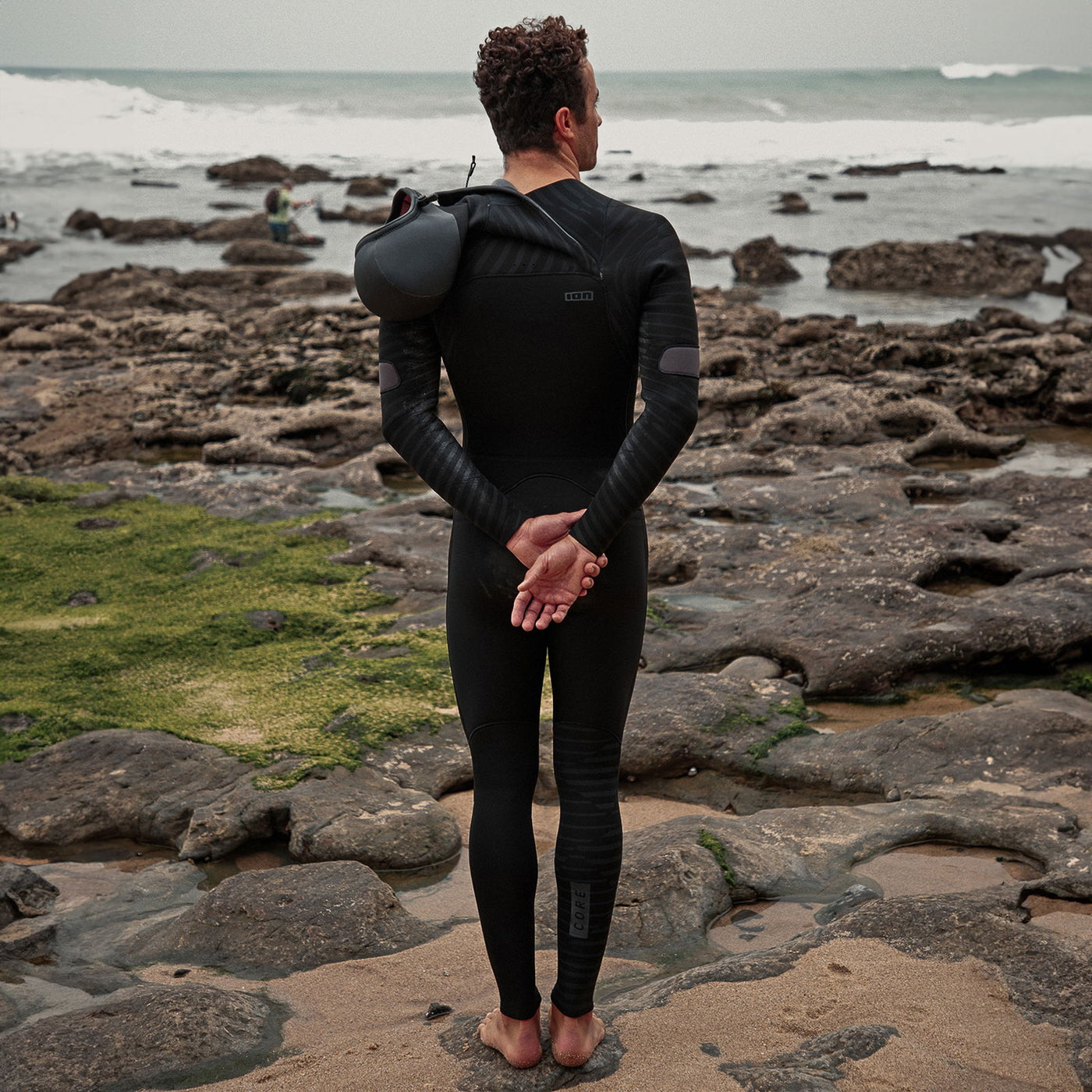 ION Seek Core 5/4 Hood Front Zip men 2025-ION Water-Surf-store.com