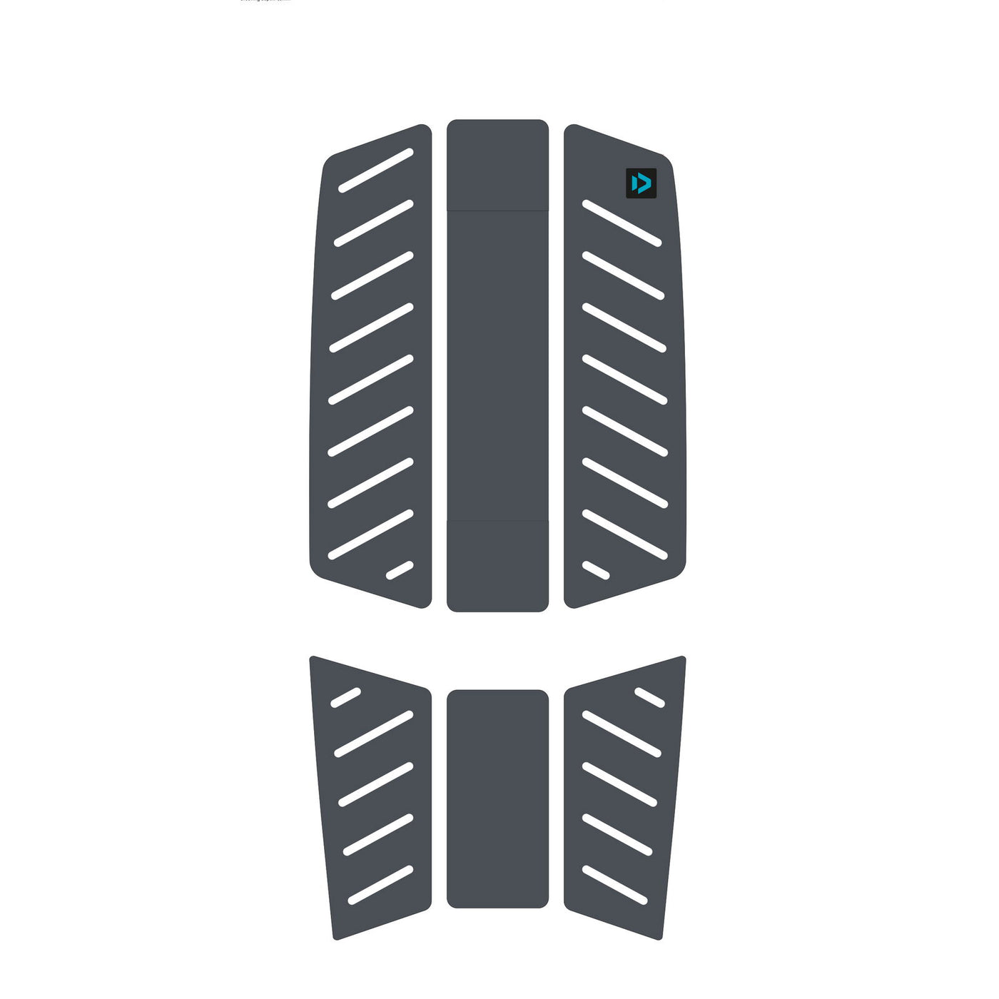 Duotone Traction Pad Front 2026-Surf pads-Duotone Kiteboarding-5mm-Grey-Surf-store.com