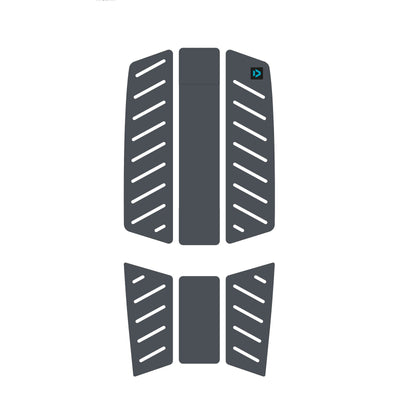 Duotone Traction Pad Front 2026-Surf pads-Duotone Kiteboarding-5mm-Grey-Surf-store.com