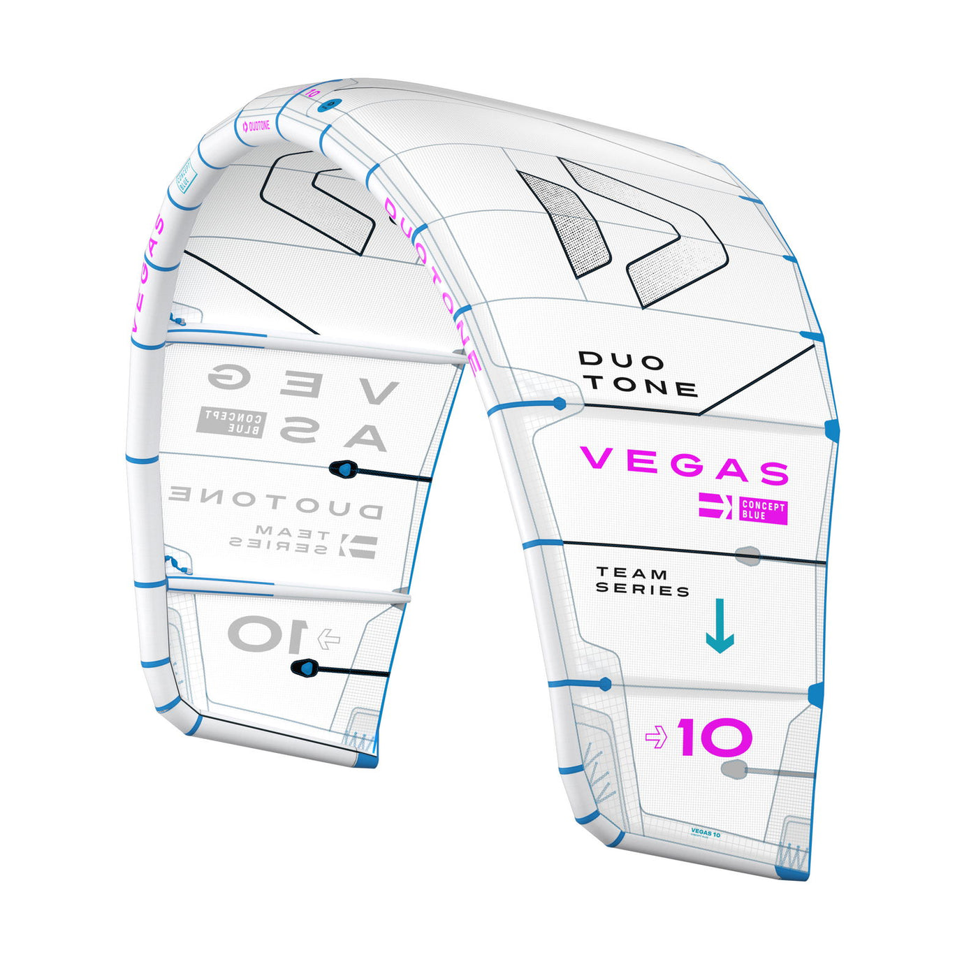 Duotone Vegas Concept Blue 2025-Duotone Kiteboarding-44250-3031-Surf-store.com