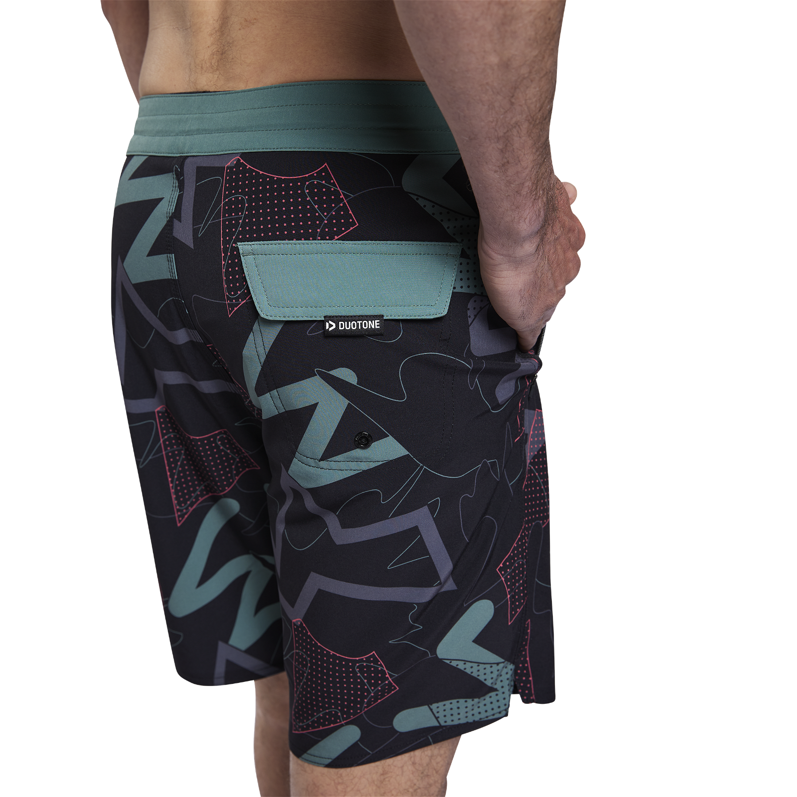 DUOTONE Boardshorts DT 19inch men 2024-Duotone Kiteboarding-L-Teal-44242-5750-9010583164496-Surf-store.com