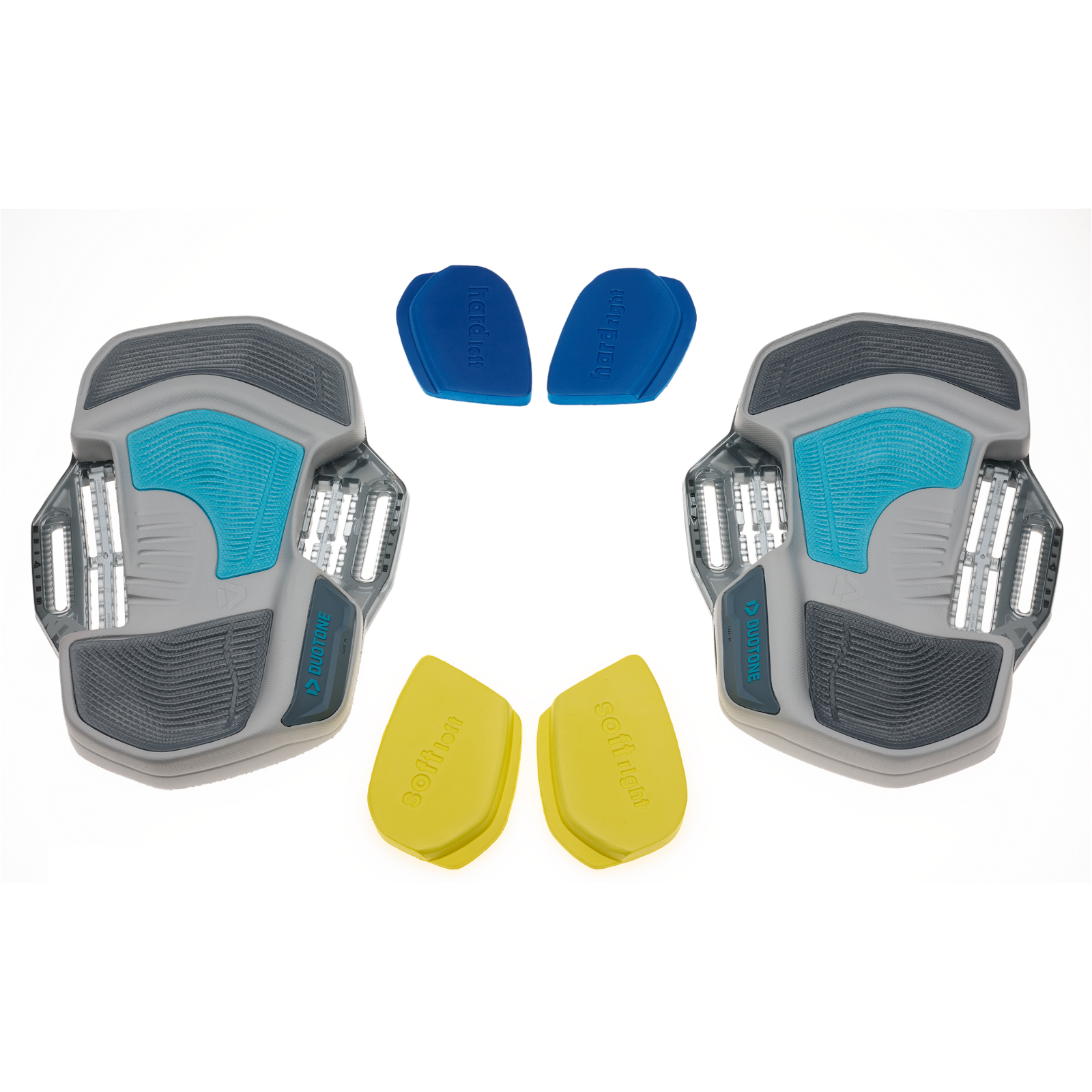 Duotone Entity Ergo Pads (SS20-SS23) (1pair) 2023-Duotone Kiteboarding-L-grey-44230-8004-9010583131894-Surf-store.com