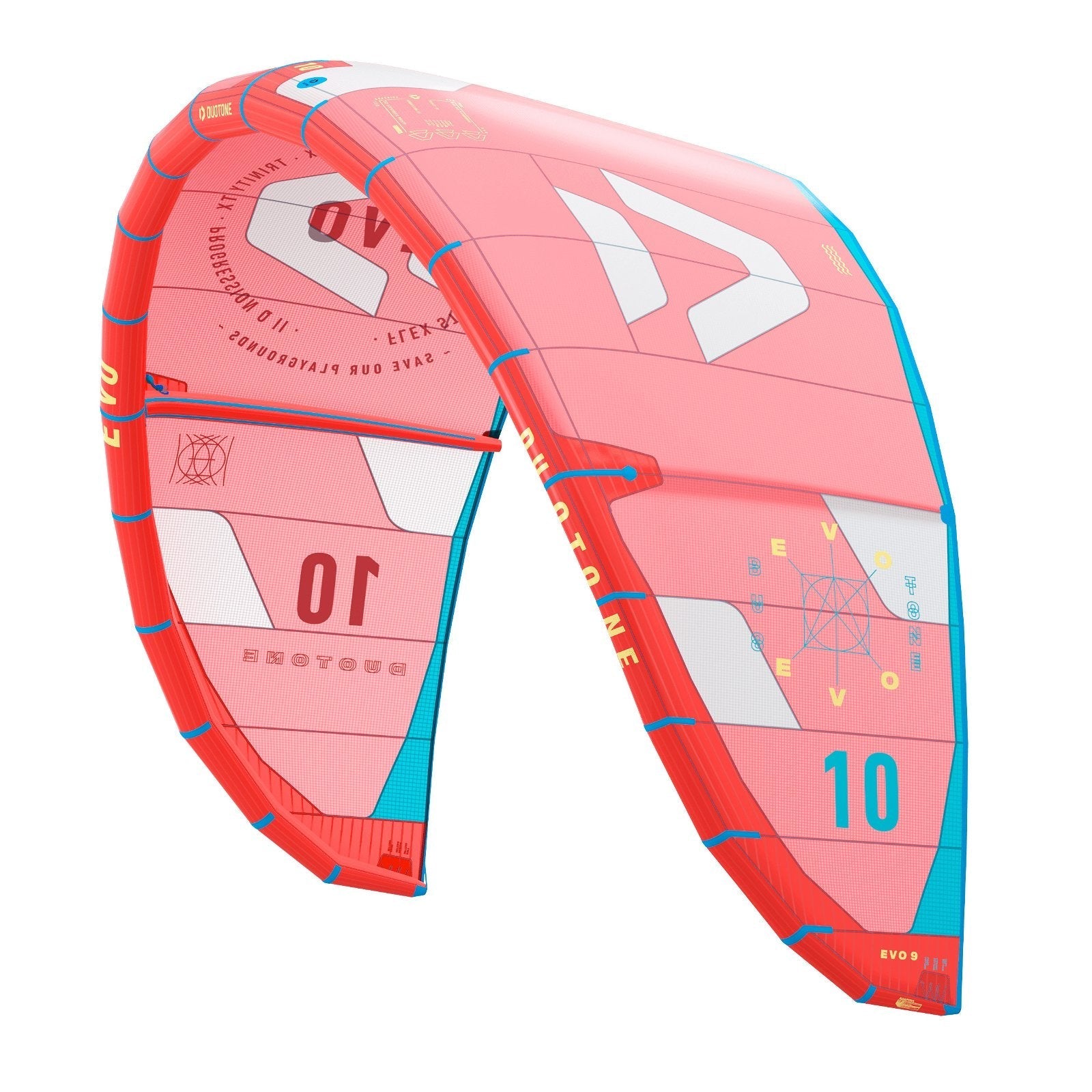 Duotone Evo 2023-Duotone Kiteboarding-05.0 m2-coral/light-grey-44220-3003-9010583135625-Surf-store.com