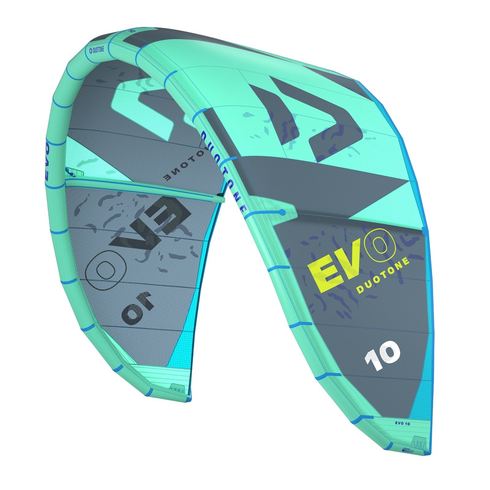 DUOTONE EVO Kite 2024-Duotone Kiteboarding-05.0 m2-C01:mint/dark-grey-44240-3003-9010583197319-Surf-store.com