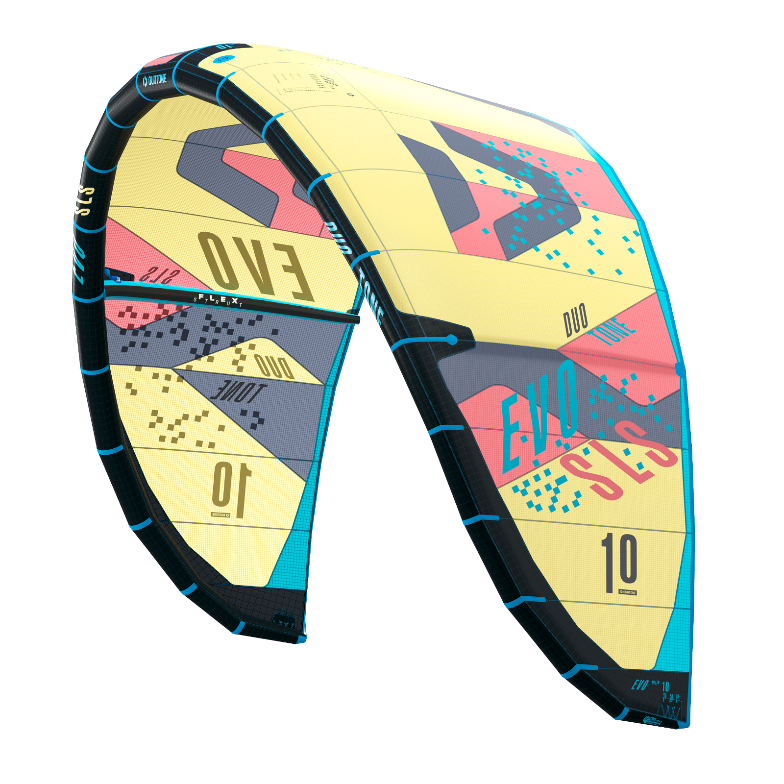 Duotone Evo SLS 2023-Duotone Kiteboarding-07.0 m2-C07:dark-grey-44230-3013-9010583136899-Surf-store.com