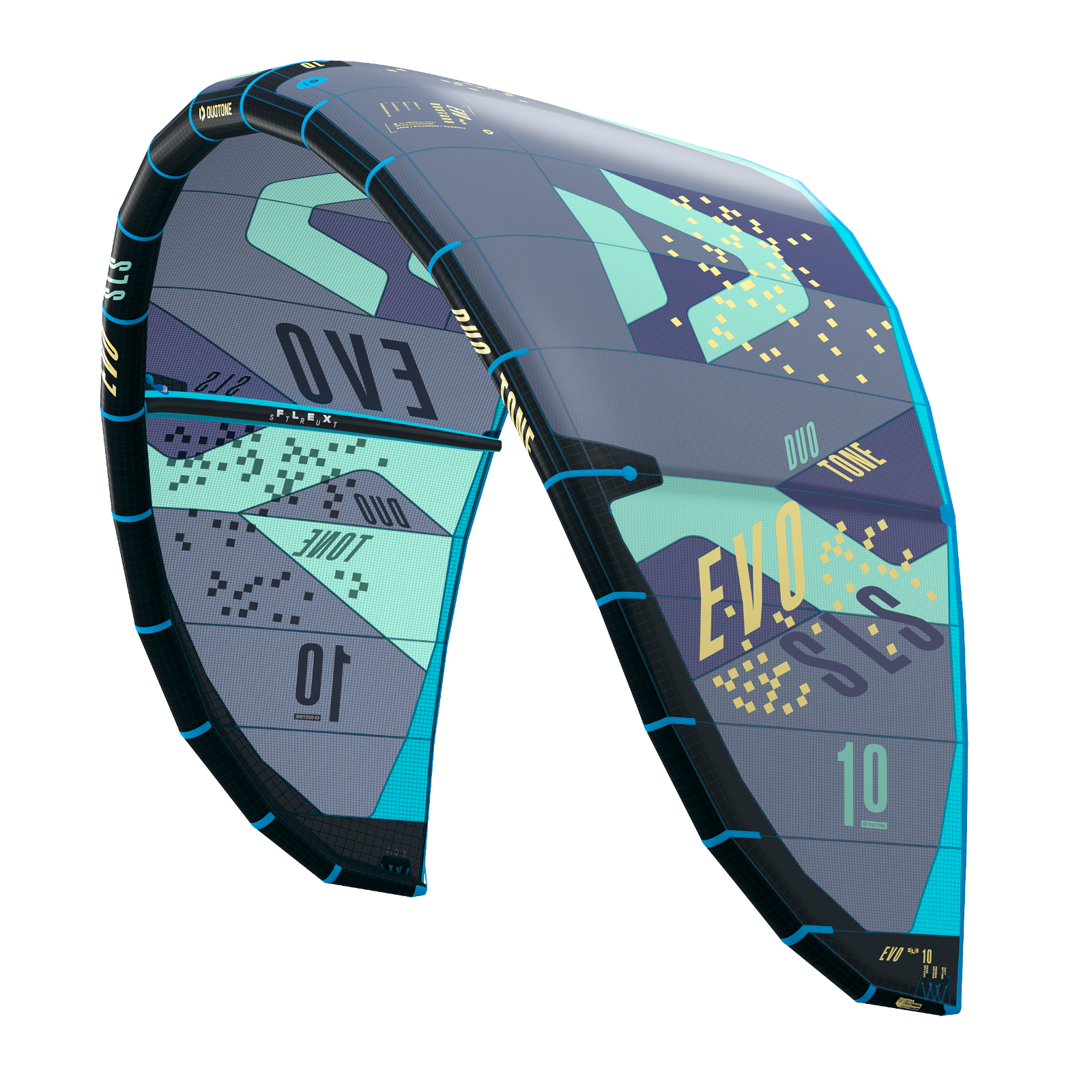 Duotone Evo SLS 2023-Duotone Kiteboarding-07.0 m2-C07:dark-grey-44230-3013-9010583136899-Surf-store.com