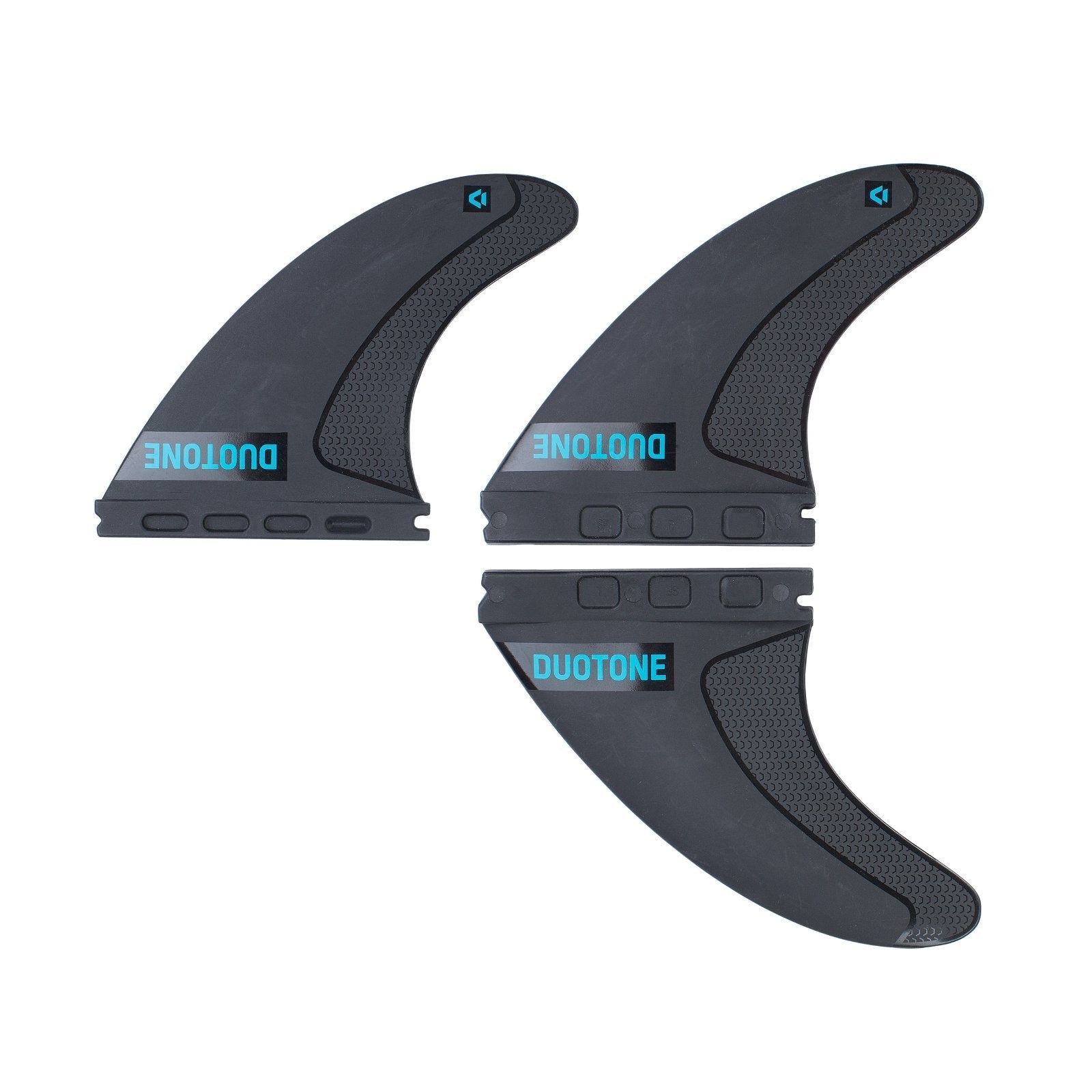 DUOTONE Fins TS-M Fins (SS15-onw) (3pcs) 2024-Duotone Kiteboarding-M-Black-44210-8018-9008415995547-Surf-store.com