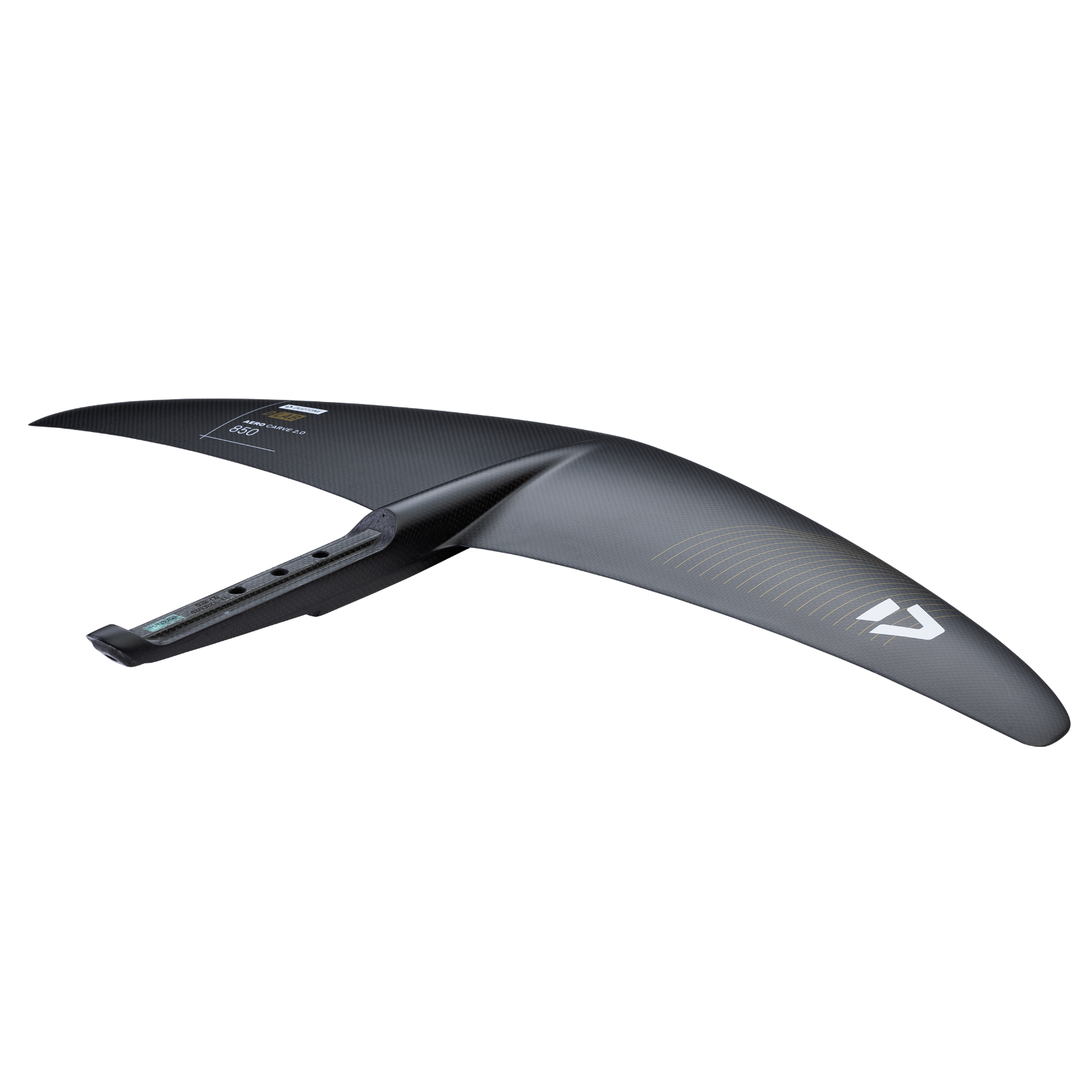 DUOTONE Front Wing Aero Carve 2.0 D/LAB 2024-Duotone Foilwing-500-Black-42240-3827-9010583189130-Surf-store.com