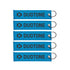 DUOTONE Logo Keyring (5pcs) 2024-Duotone Kiteboarding-12x3,5-petrol-44900-8530-9008415854097-Surf-store.com