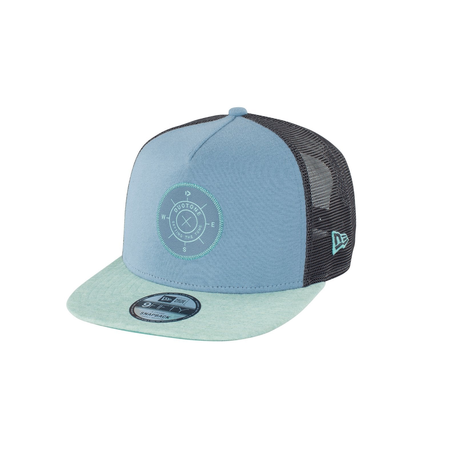 DUOTONE New Era Cap 9Fifty A-Frame - Compass 2022-Duotone Kiteboarding-M/L-light blue-44210-5925-9010583016207-Surf-store.com