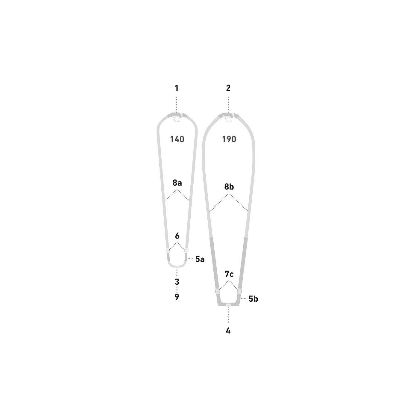 DUOTONE Platinum Aero Boom Tailend (SS22-onw) 2024-Duotone Windsurfing-190-250-Black-14220-8099-9010583108254-Surf-store.com