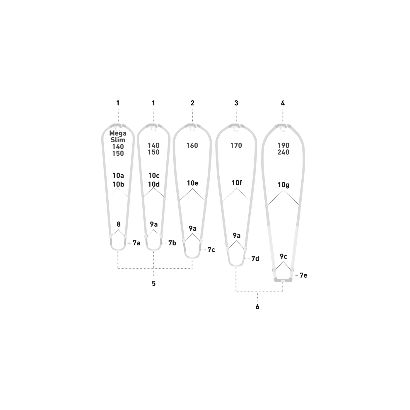 DUOTONE Platinum SLS Boom Tailend (SS22-onw) 2024-Duotone Windsurfing-140/150 (23.5mm)-Black-14220-8100-9010583108216-Surf-store.com