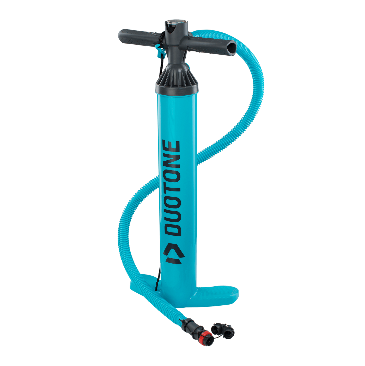 DUOTONE Pump Multi Duotone 2024-Duotone Kiteboarding-3.0-19.0 PSI-C50:grey-turquoise-44230-7062-9010583134352-Surf-store.com