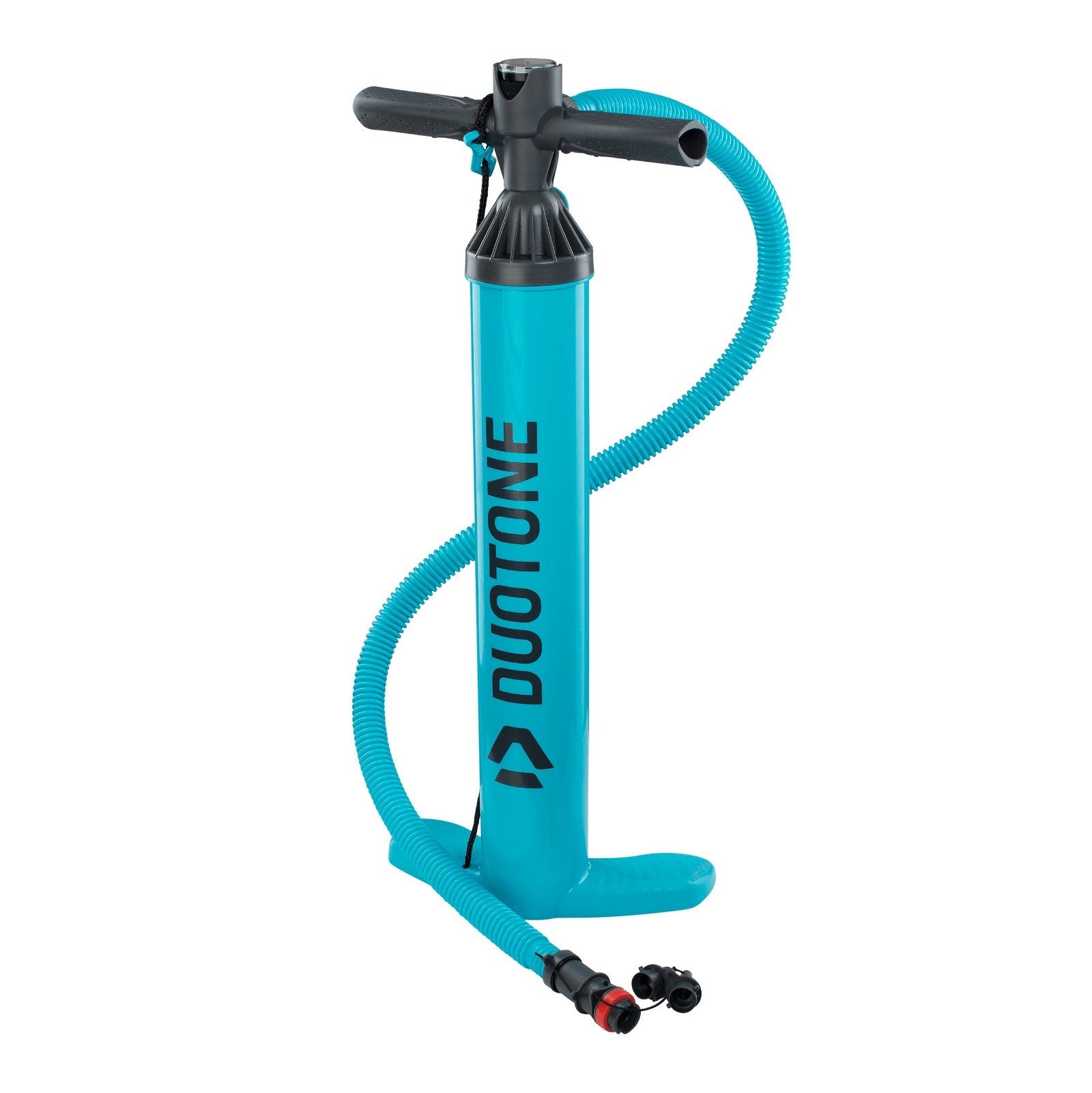 DUOTONE Pump Multi Duotone 2024-Duotone Kiteboarding-3.0-19.0 PSI-C50:grey-turquoise-44230-7062-9010583134352-Surf-store.com