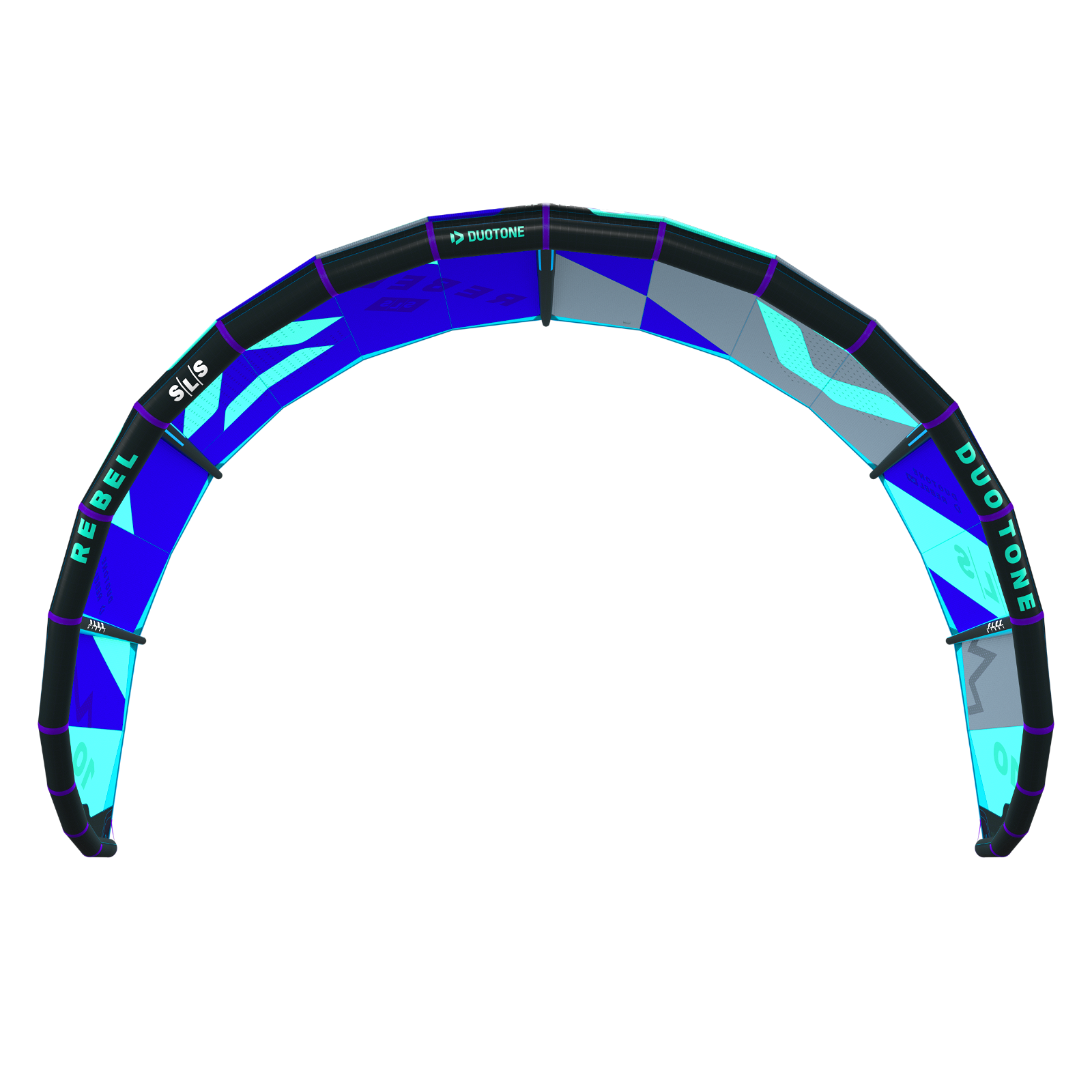 Duotone Rebel SLS 2024-Duotone Kiteboarding-6 m2-C03:royal-blue/mint-44240-3010-9010583196091-Surf-store.com