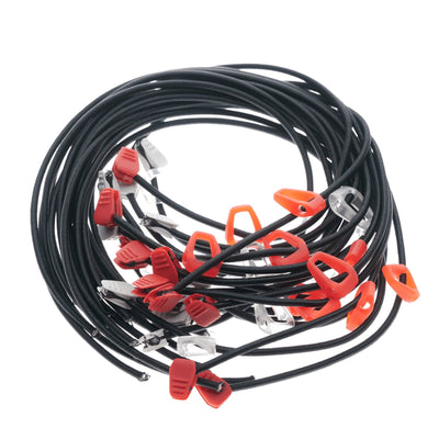 DUOTONE Rubber Cord Click Bar Floaters(SS21-onw)(10pcs) 2024-Duotone Kiteboarding-OneSize-red-black-44210-8197-9008415990856-Surf-store.com