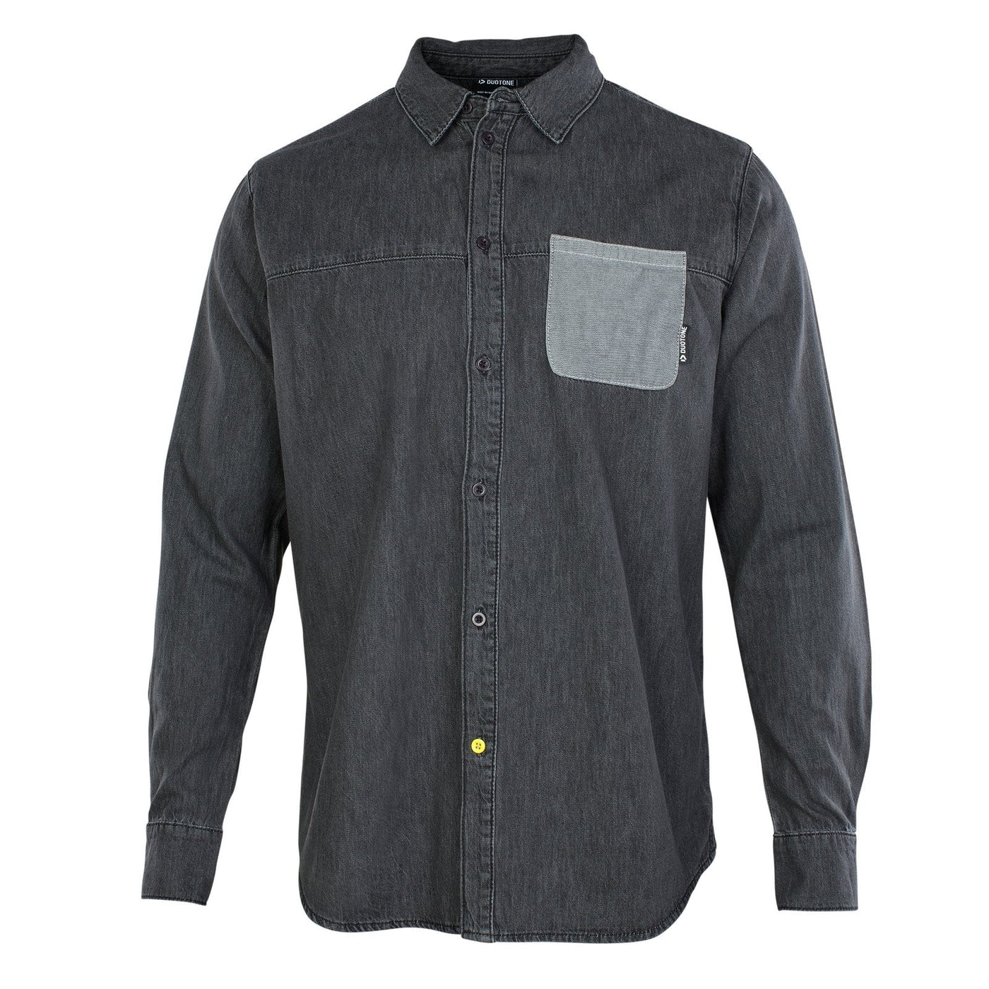 DUOTONE Shirt Denim LS 2022-Duotone Kiteboarding-L-dark grey-44902-5650-9008415863778-Surf-store.com