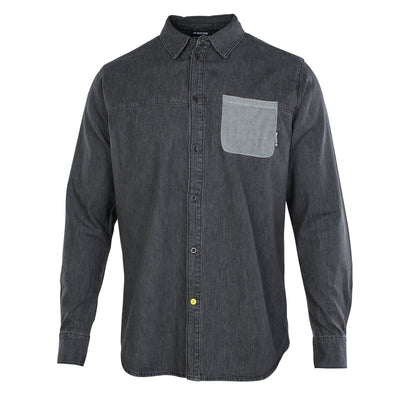 DUOTONE Shirt Denim LS 2022-Duotone Kiteboarding-L-dark grey-44902-5650-9008415863778-Surf-store.com