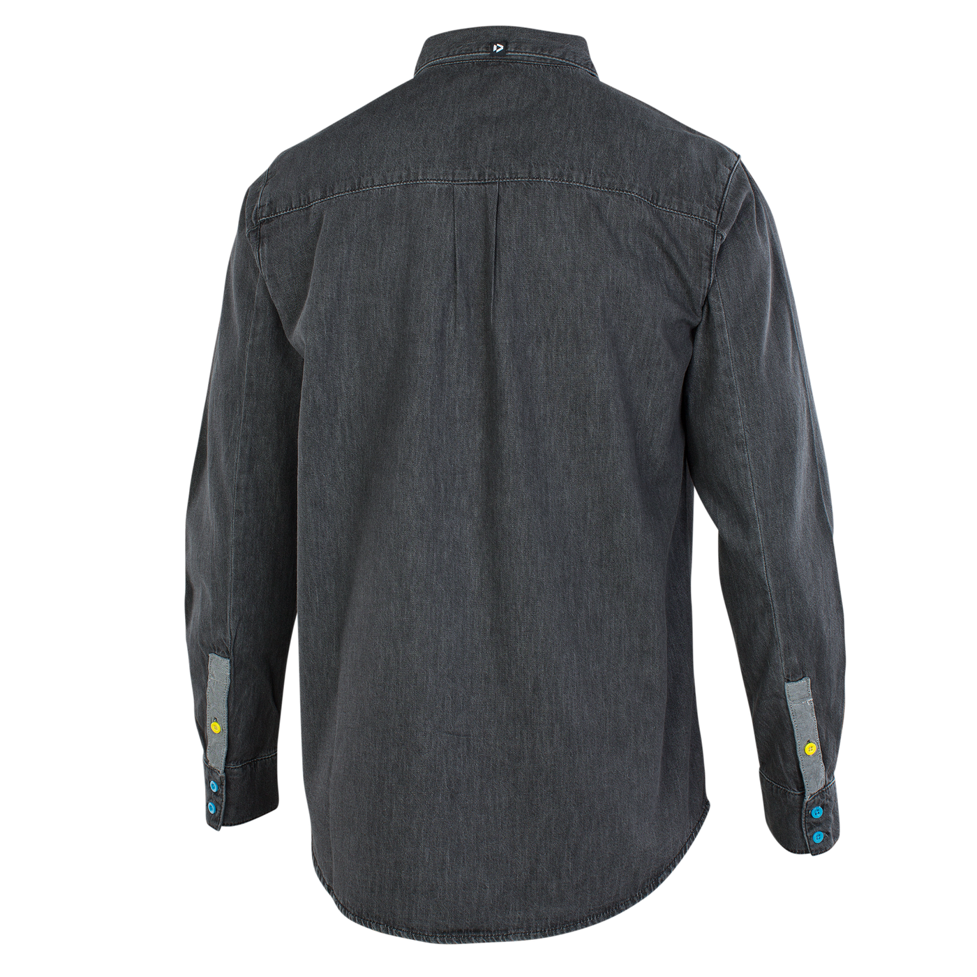 DUOTONE Shirt Denim LS 2022-Duotone Kiteboarding-L-dark grey-44902-5650-9008415863778-Surf-store.com