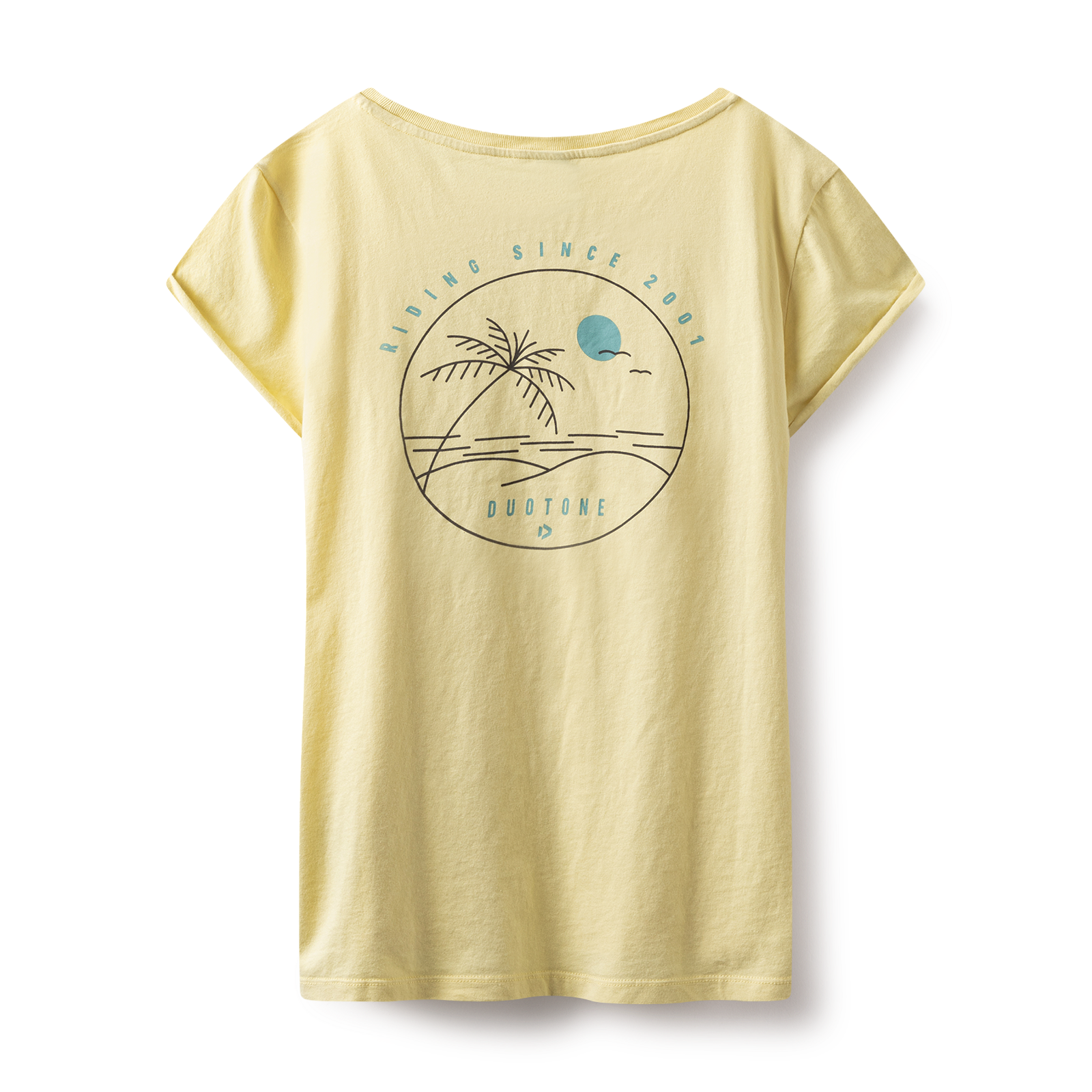 Duotone Tee Branded SS women 2023-Duotone Kiteboarding-L-Aqua-44233-5007-9010583107967-Surf-store.com