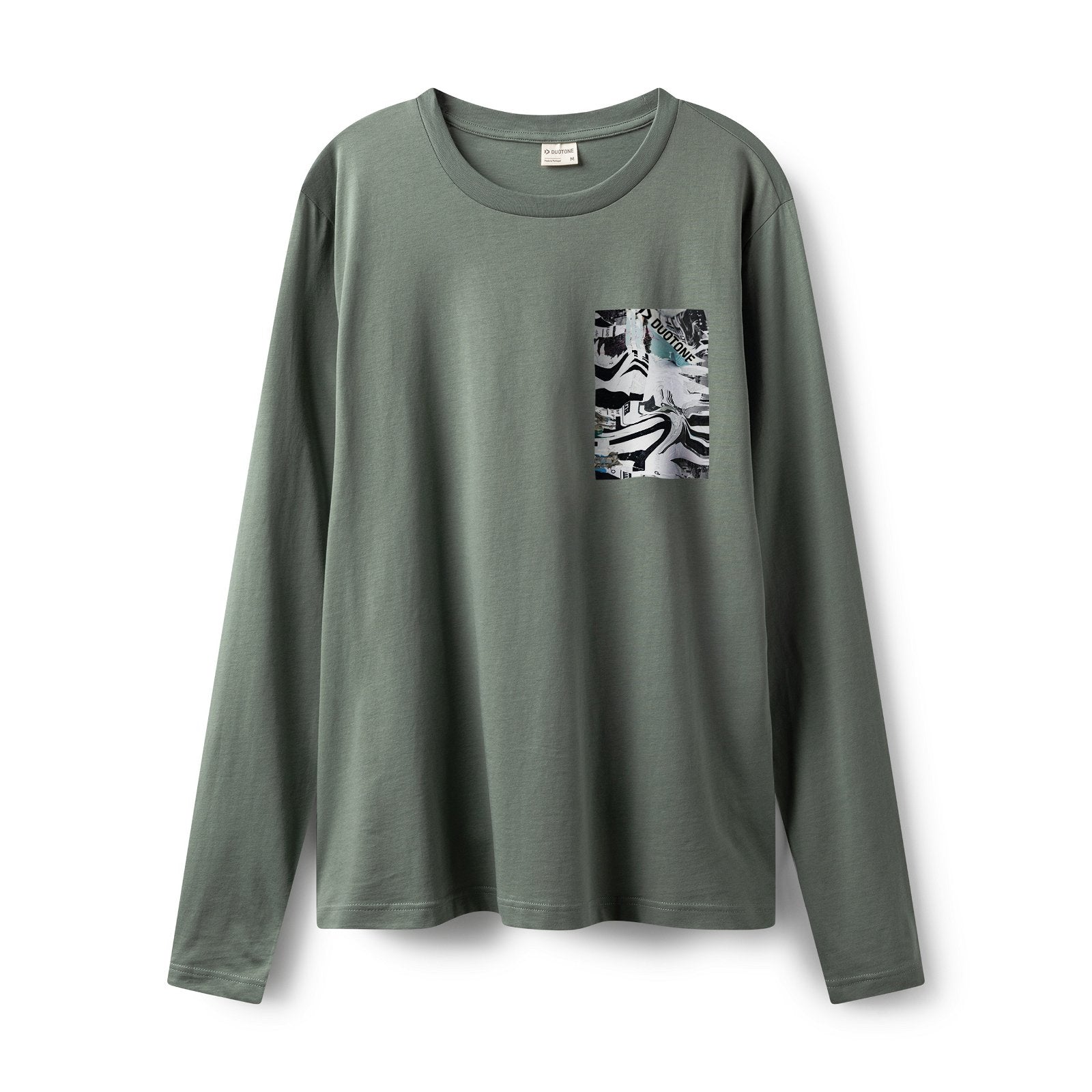 DUOTONE Tee Team LS unisex 2024-Duotone Kiteboarding-L-Green-44240-5051-9010583166209-Surf-store.com