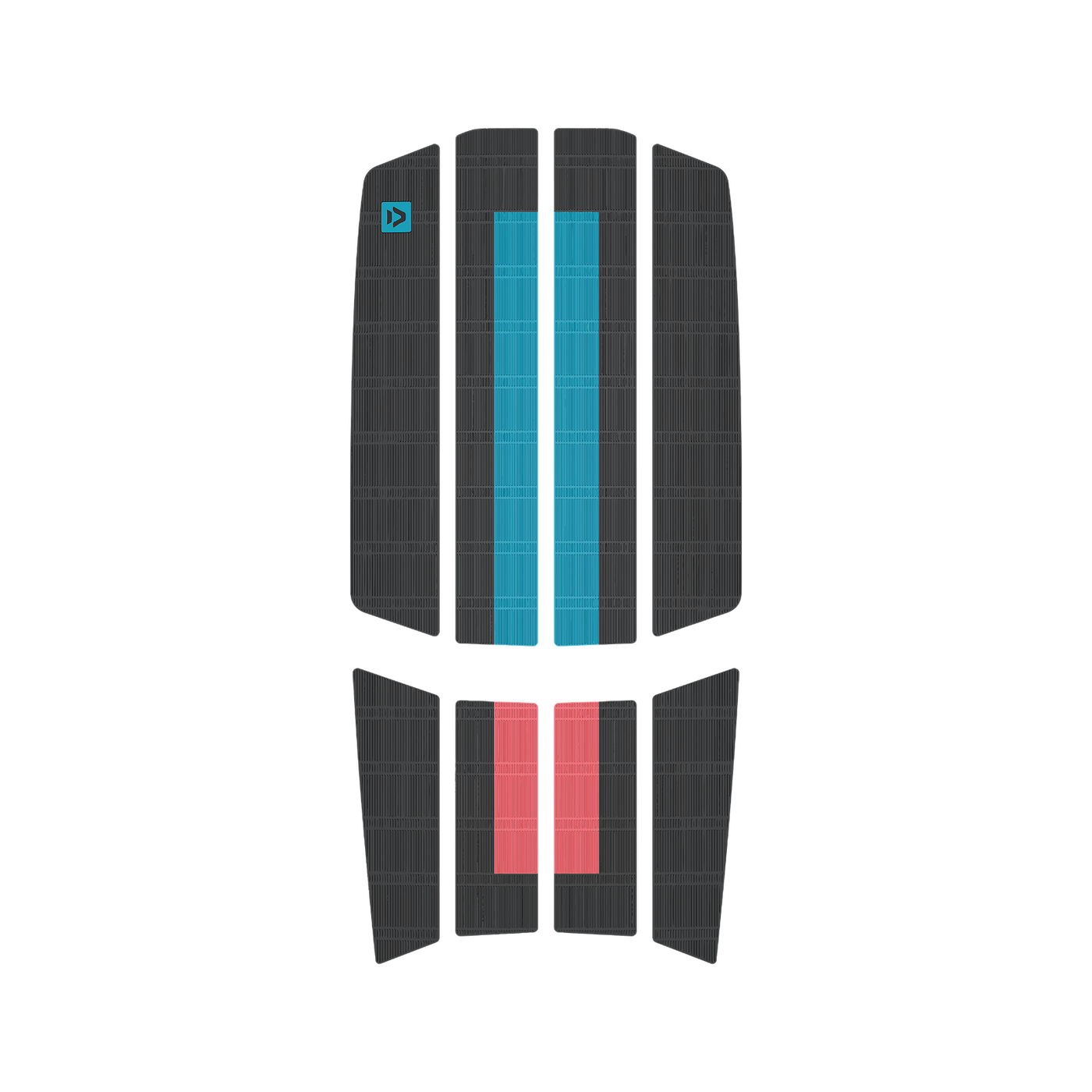 DUOTONE Traction Pad Team Front 2022-Duotone Kiteboarding-3mm-dark-grey/block-44220-8038-9010583048192-Surf-store.com