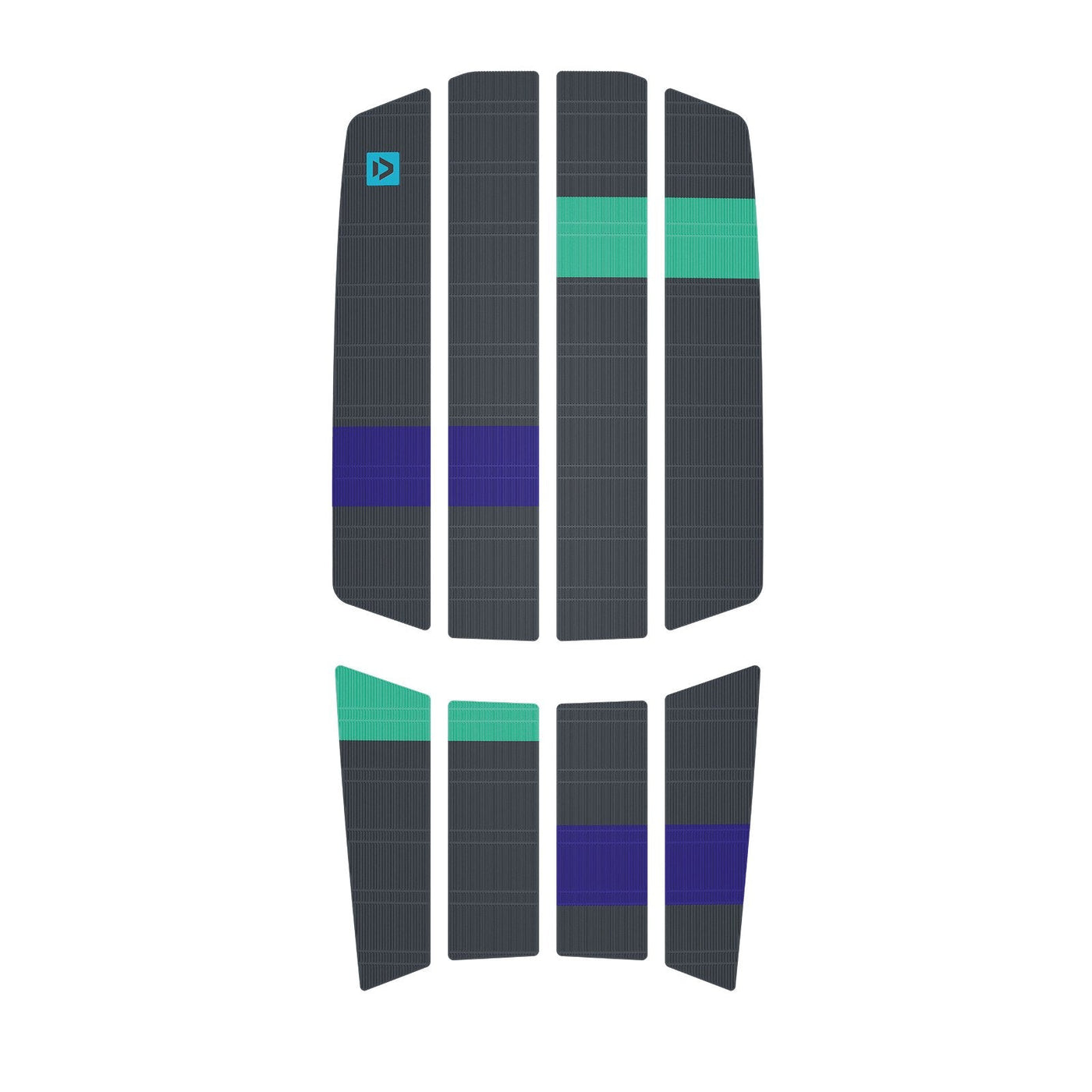 DUOTONE Traction Pad Team Front 2024-Duotone Kiteboarding-3mm-C54:dark-grey/violet-44230-8038-9010583133966-Surf-store.com