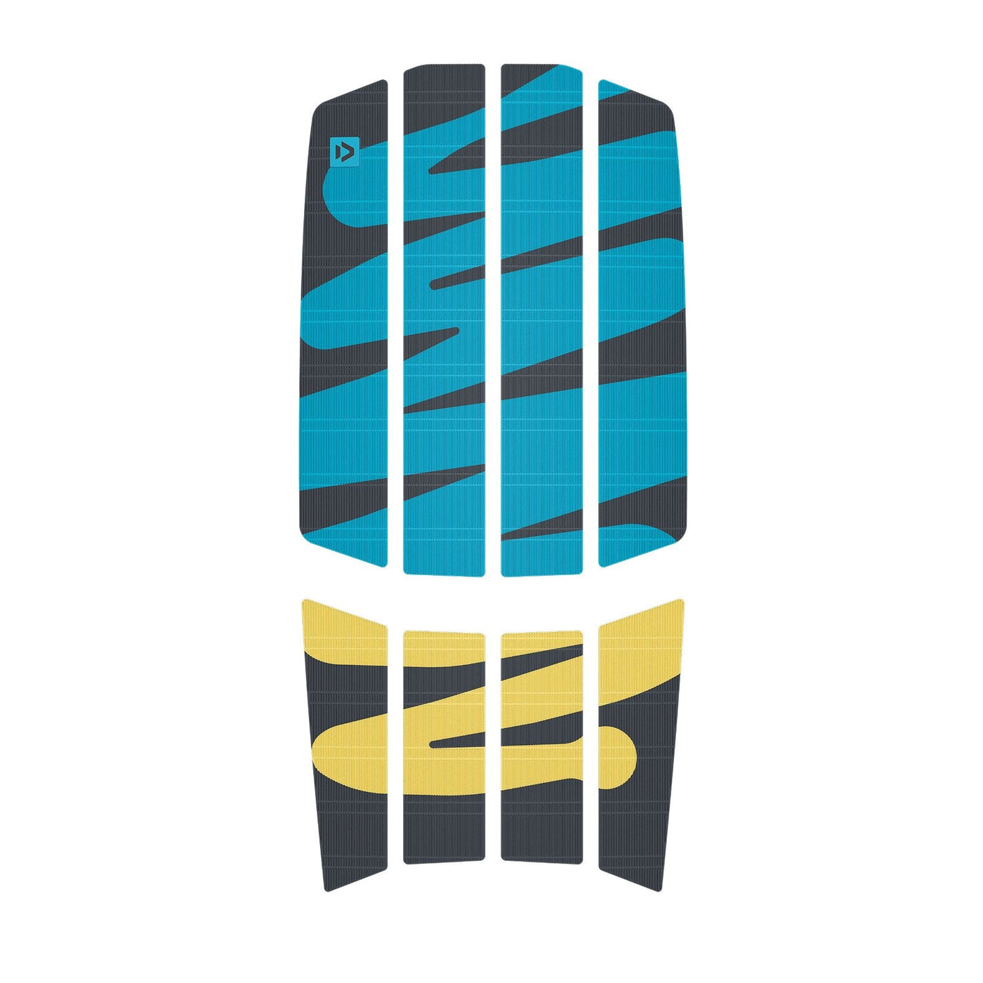 DUOTONE Traction Pad Team Front 2024-Duotone Kiteboarding-3mm-C57:dark-grey/blue-44230-8038-9010583133980-Surf-store.com