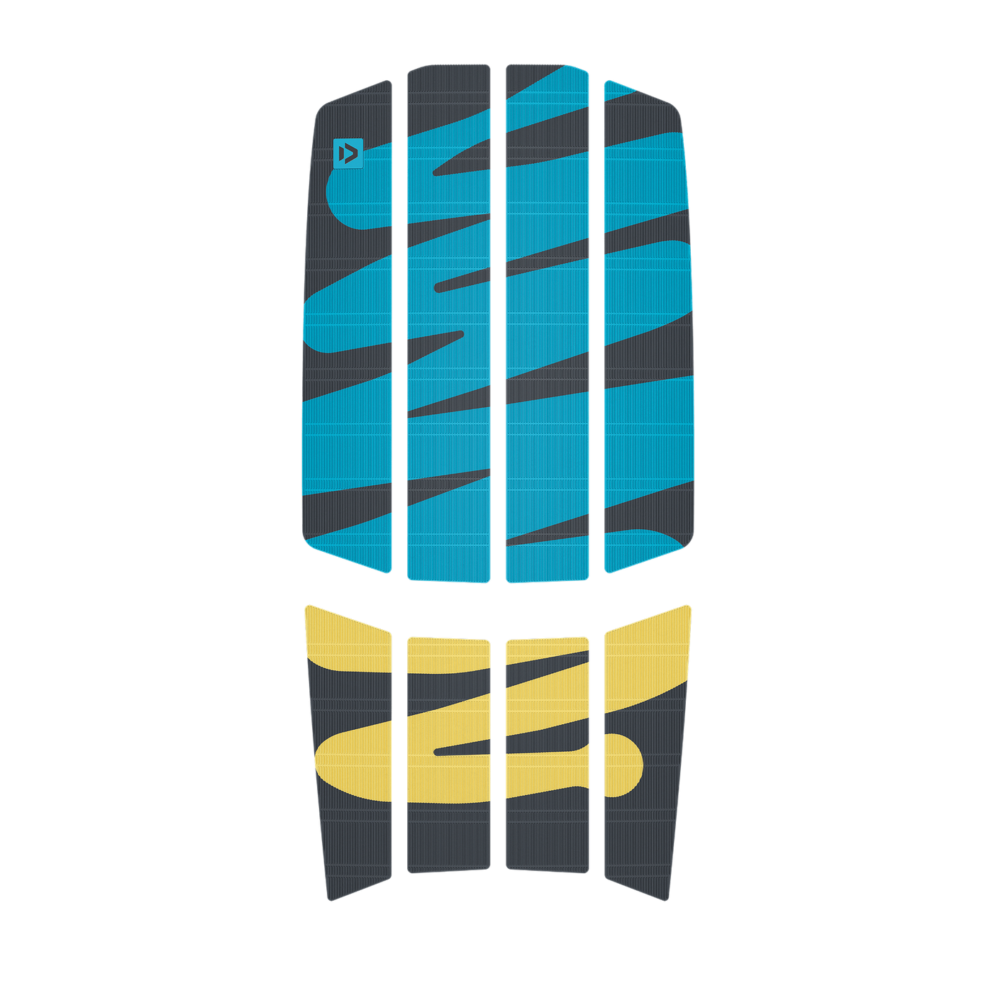 DUOTONE Traction Pad Team Front 2024-Duotone Kiteboarding-3mm-C57:dark-grey/blue-44230-8038-9010583133980-Surf-store.com