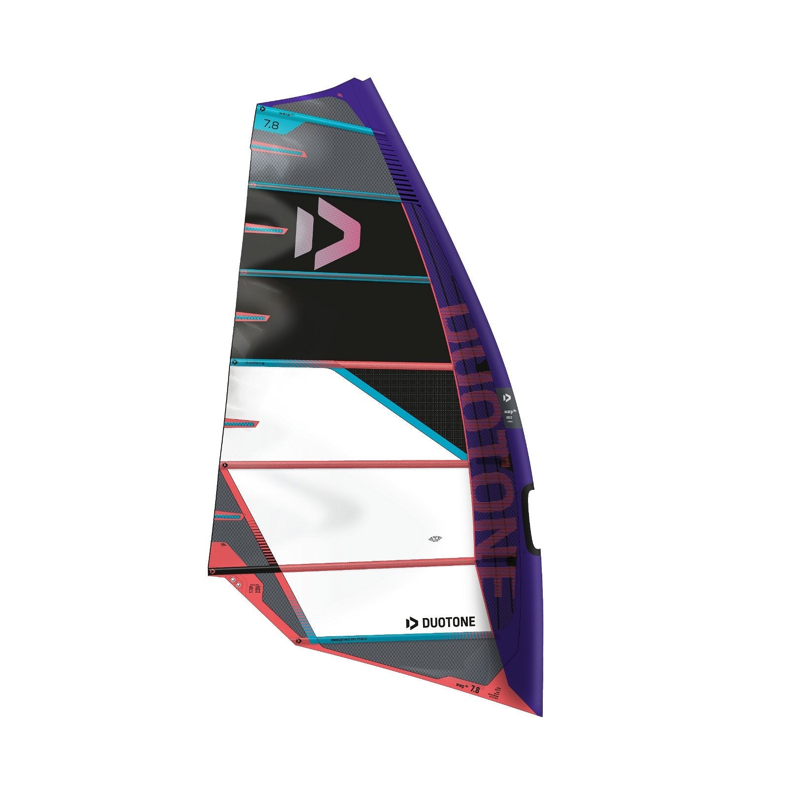 Duotone Warp_Fin 2023-Duotone Windsurfing-5.0-C18:black/berry-14230-1214-9010583143897-Surf-store.com