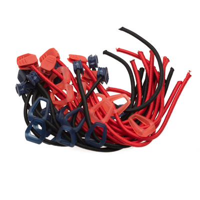 DUOTONE Winding Post rubber cord (SS13-onw) (10pairs) 2024-Duotone Kiteboarding-OneSize-red-black-44900-8144-9008415854462-Surf-store.com