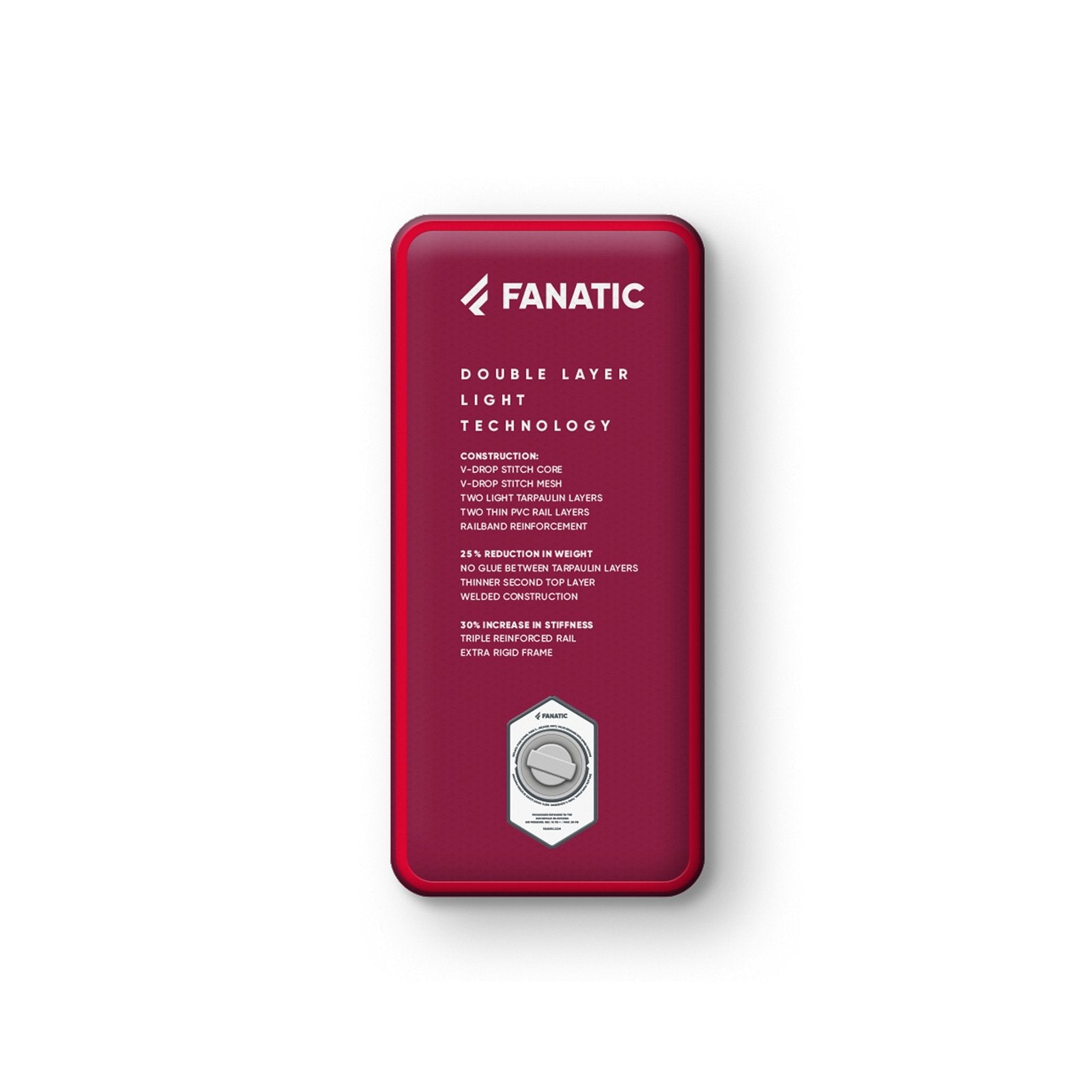 FANATIC Drop Stitch Cross Cut Sample 2023-Fanatic SUP-OneSize-Black-13200-8557-9008415931200-Surf-store.com
