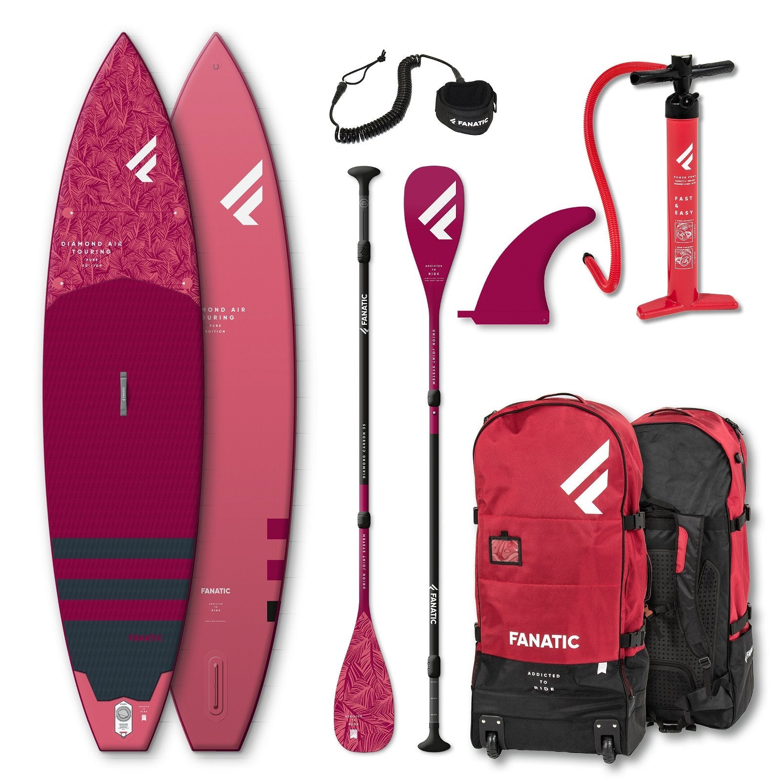 FANATIC Package Diamond Air Touring 2024-Fanatic SUP-11'6"x31"-Black-13200-1736-9008415938568-Surf-store.com