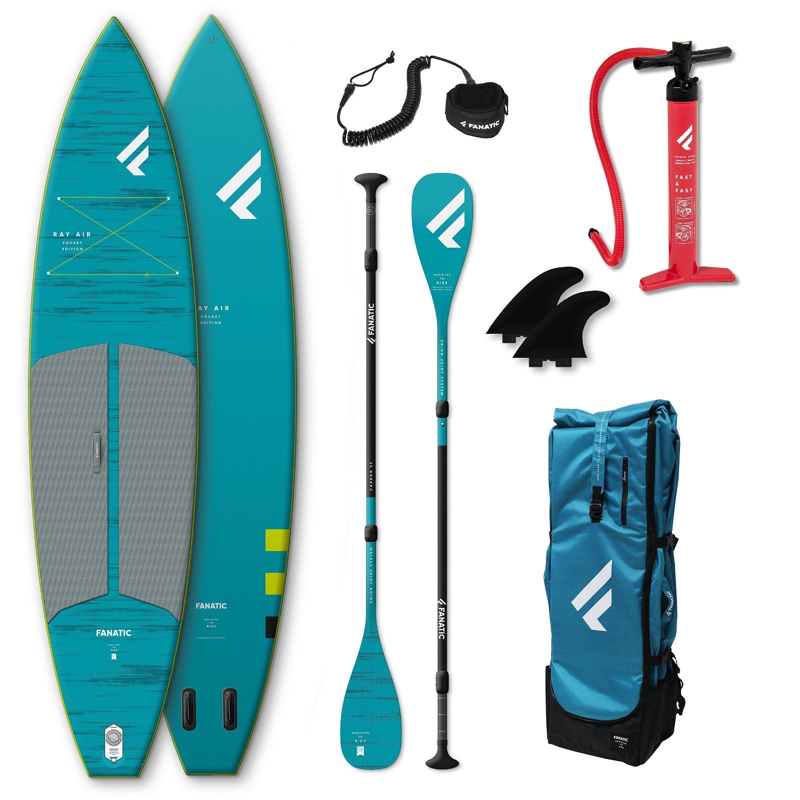 FANATIC Package Ray Air Pocket/C35 2024-Fanatic SUP-11'6"x31"-Black-13210-1762-9010583014661-Surf-store.com