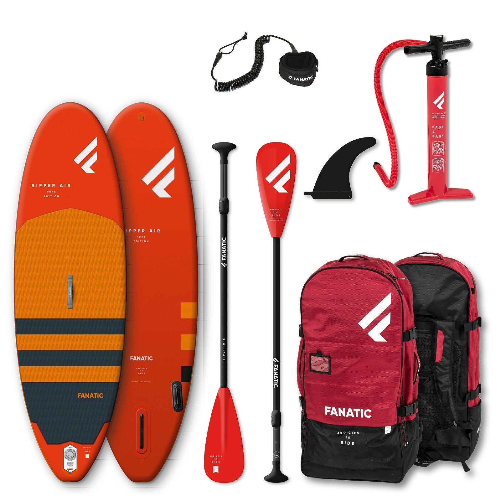 FANATIC Package Ripper Air 2024-Fanatic SUP-7'10"-Black-13200-1738-9008415938575-Surf-store.com