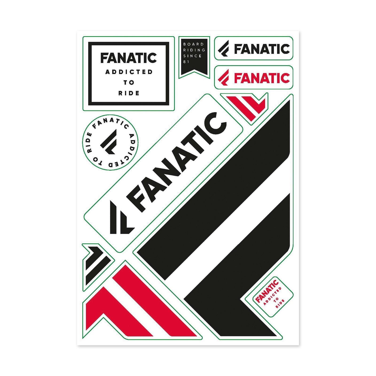 FANATIC Sticker Set Logo 2.0 2023-Fanatic Windsurfing-DIN A5-mixed-13200-8200-9008415965229-Surf-store.com