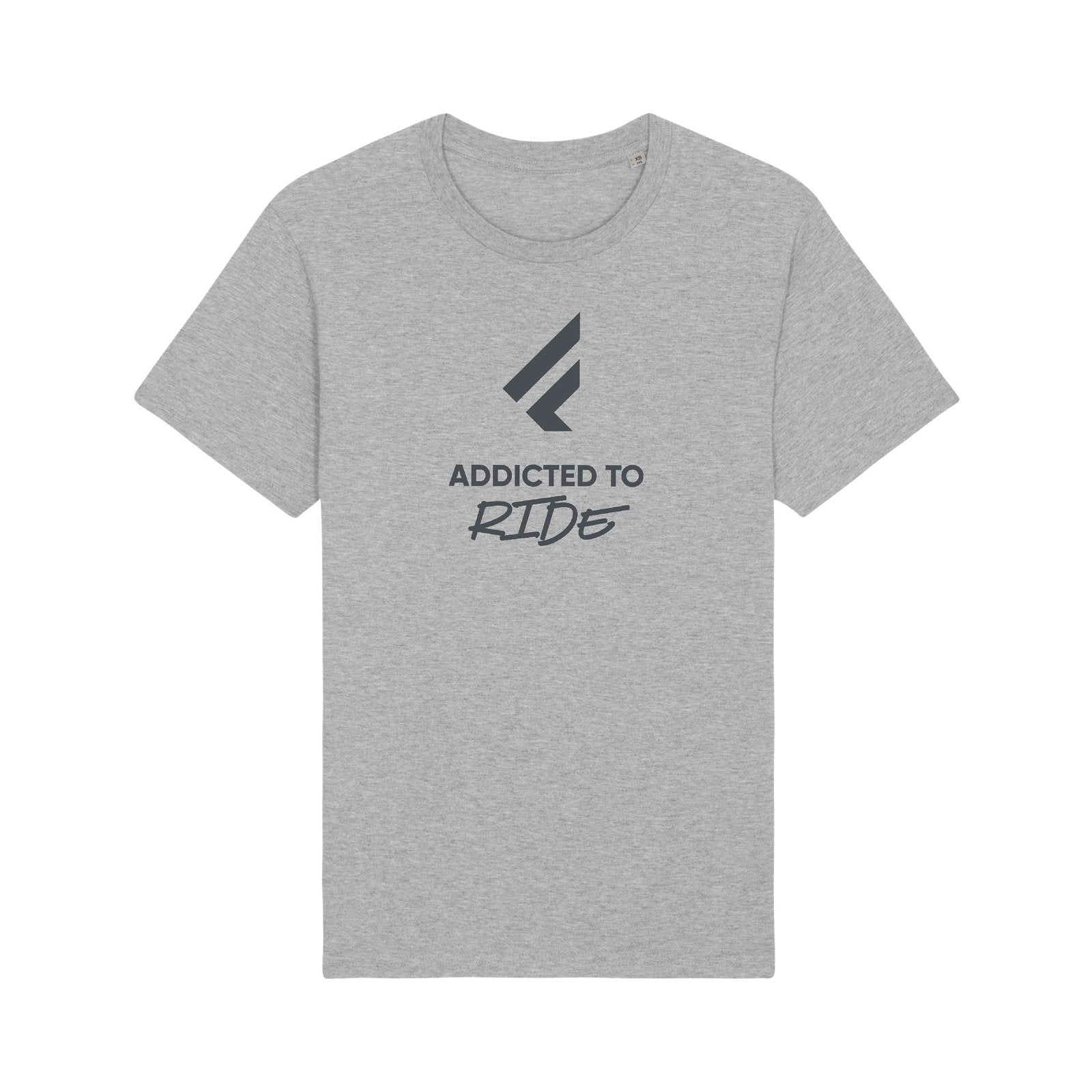 FANATIC Tee SS F Logo men 2023-Fanatic Windsurfing-L-243 heather-grey-34232-5022-9010583140759-Surf-store.com