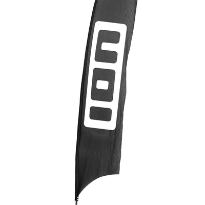 ION Beachflag incl. Pole&Foot 2024-ION Water-421x80-black/white-48400-8530-9008415488292-Surf-store.com